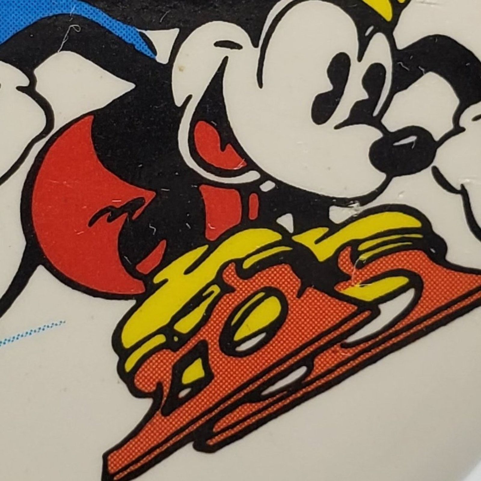 Disney Disney Mickey Mouse Vintage Ice Skates Jumping Button Size ONE SIZE - 3 Thumbnail