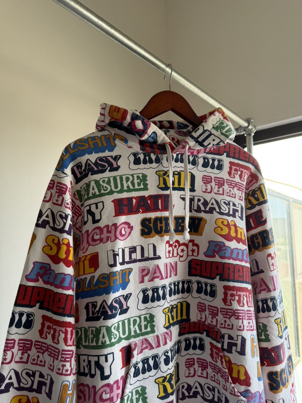 Hysteric Glamour × Supreme Supreme x Hysteric Glamour Text Color Hoodie Size US M / EU 48-50 / 2 - 4 Thumbnail