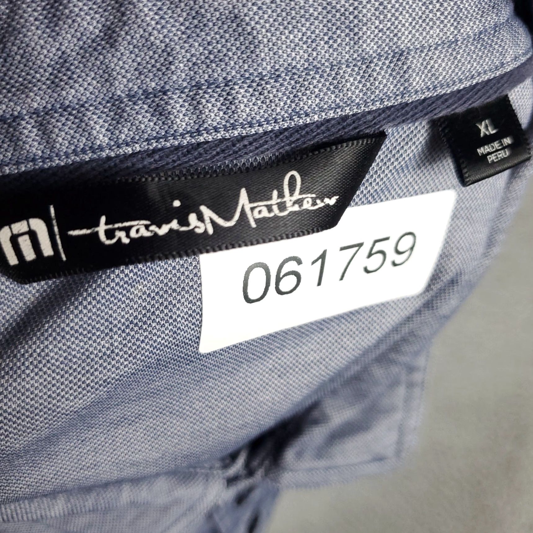 TravisMathew Travis Mathew Polo Shirt Mens XL Blue Casual Short Sleeve Size US XL / EU 56 / 4 - 8 Thumbnail