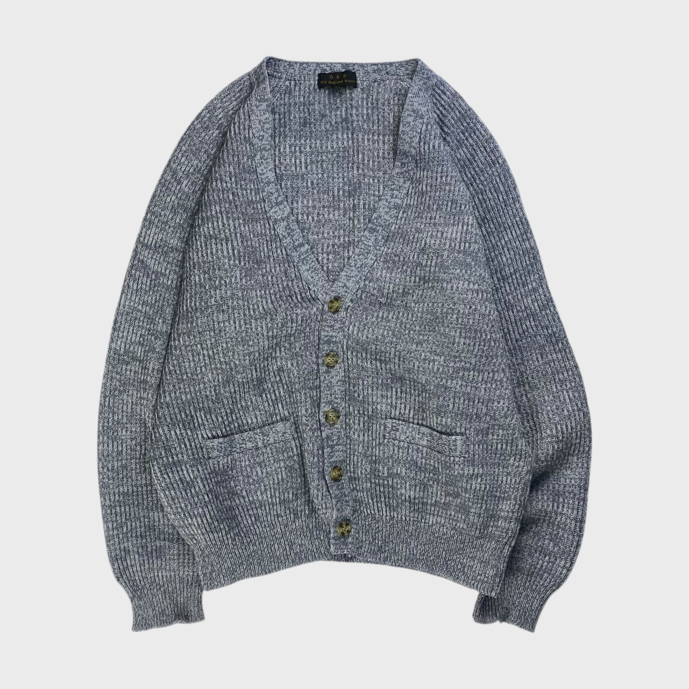 Vintage O.E.B Knit Sweater Gray Size L Size US L / EU 52-54 / 3 - 1 Thumbnail
