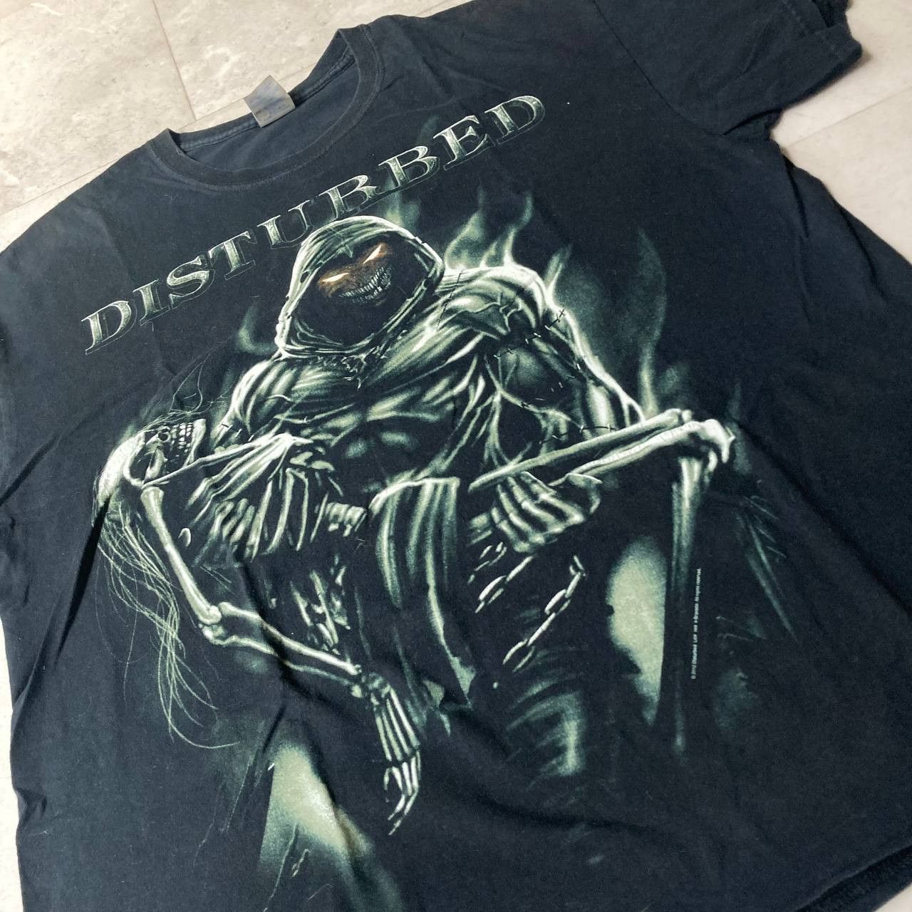 Band Tees Vintage Disturbed Nu Metal Hard Rock Band Tour Tee Size US XL / EU 56 / 4 - 2 Thumbnail