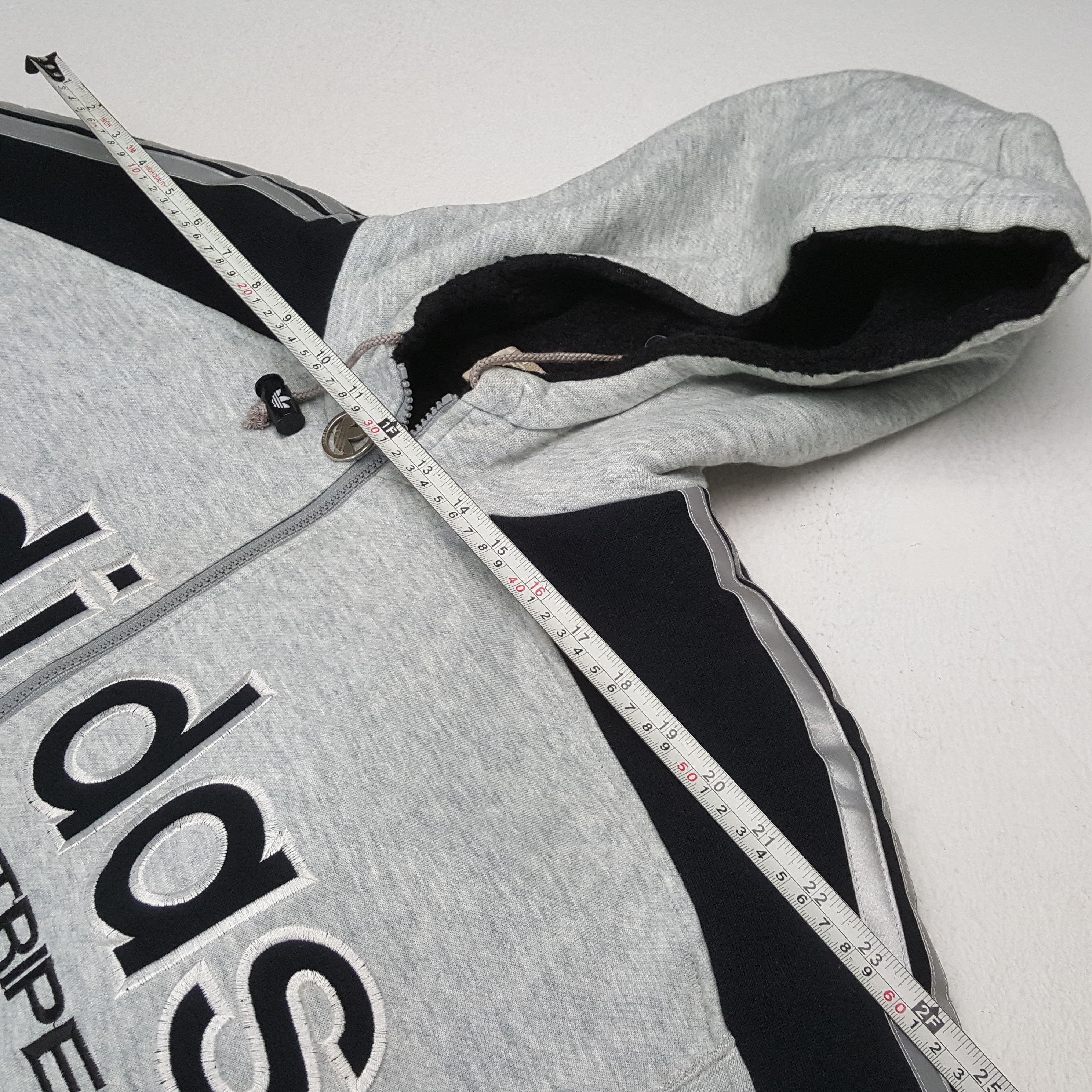 Adidas × Vintage Vintage ADIDAS Sportswear Big Logo Hoodies Jacket c282n9 Size US XL / EU 56 / 4 - 7 Thumbnail