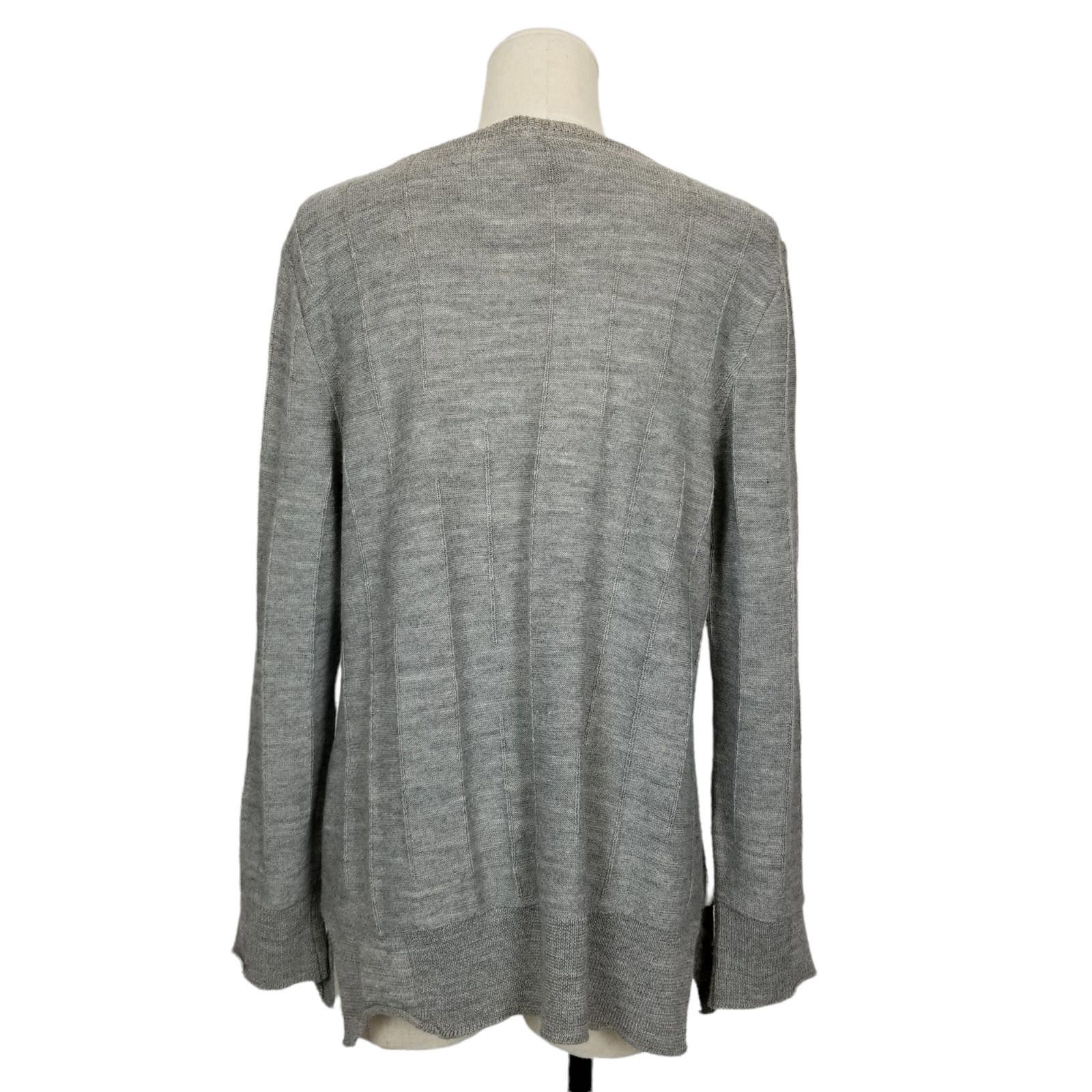 Other Ischiko Asymmetrical Wool Blend Sweater Gray Sz 0 Size S / US 4 / IT 40 - 5 Thumbnail