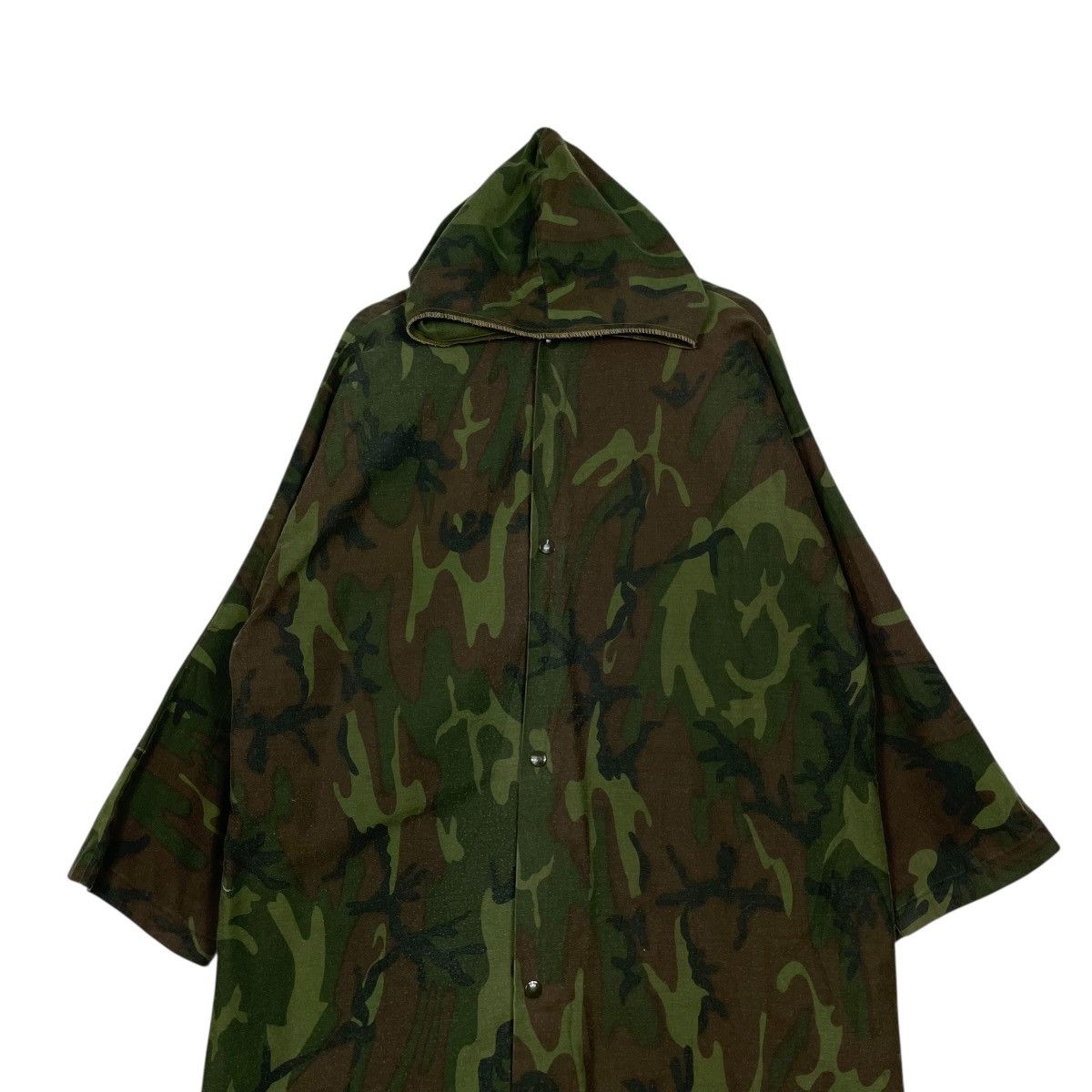 Other Vintage US Army Camouflage Hooded Long Coat Size US L / EU 52-54 / 3 - 3 Thumbnail