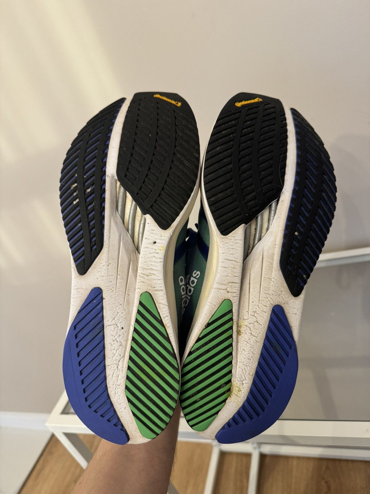 Adidas × Vintage adidas Adizero Boston 10 Sonic Ink Screaming Green FZ2498 Size US 9 / EU 42 - 6 Thumbnail