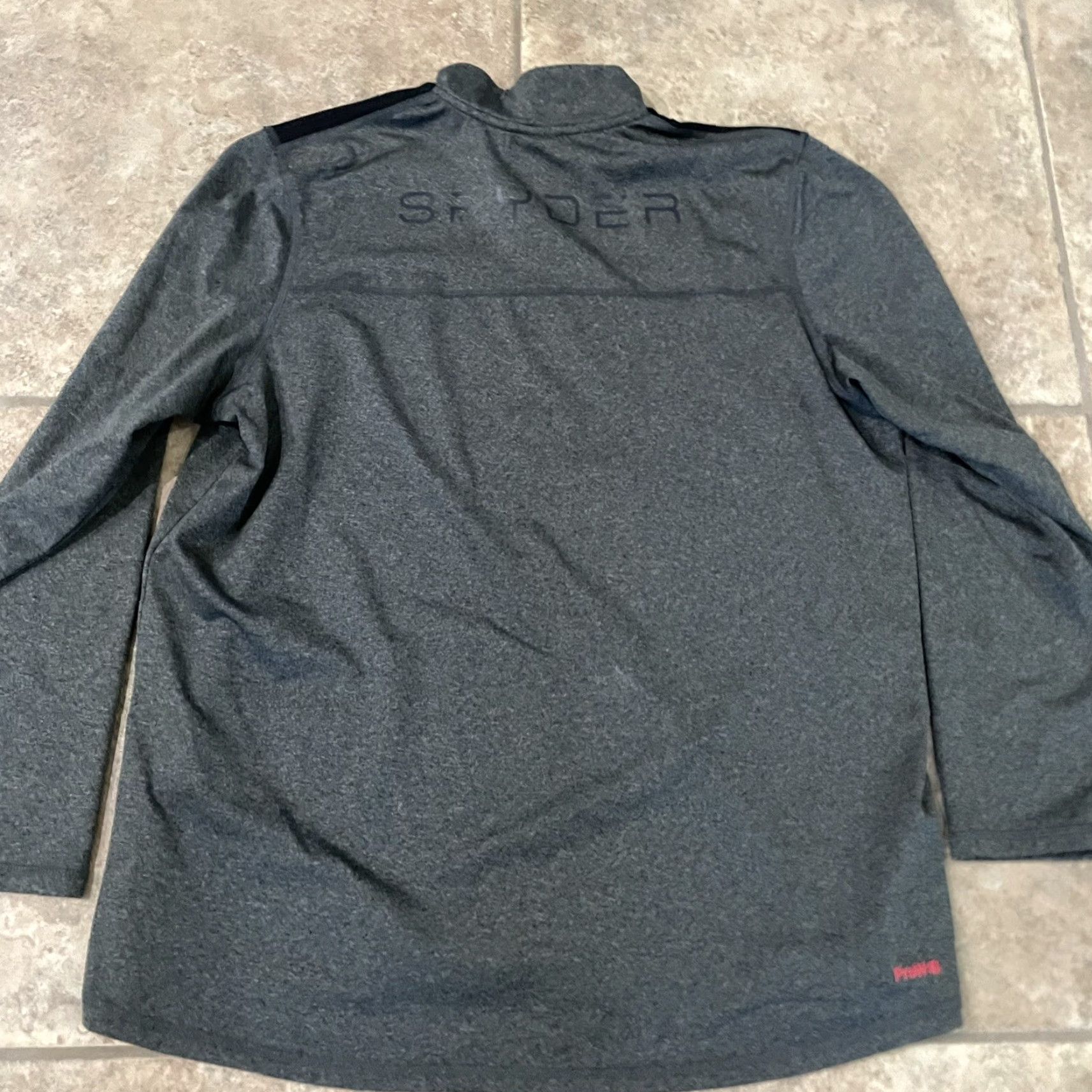 Spyder Spyder Active Jacket Mens L Gray polyester blend pullover Size US L / EU 52-54 / 3 - 5 Thumbnail