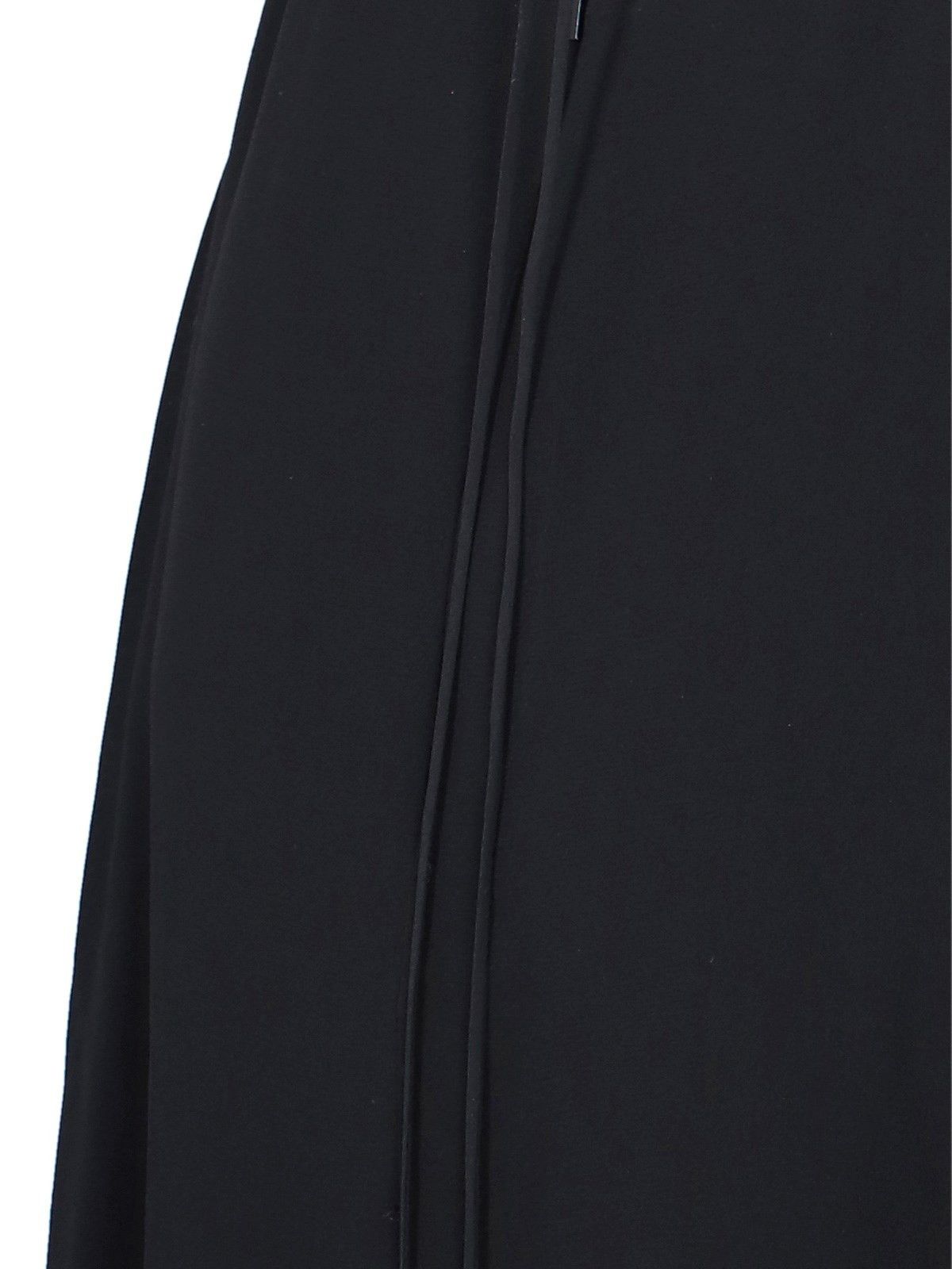 Saint Laurent Paris o1s1wg111024 Long Backless Dress in Crepe Viscose in Black Size 28" / US 6 / IT 42 - 4 Thumbnail