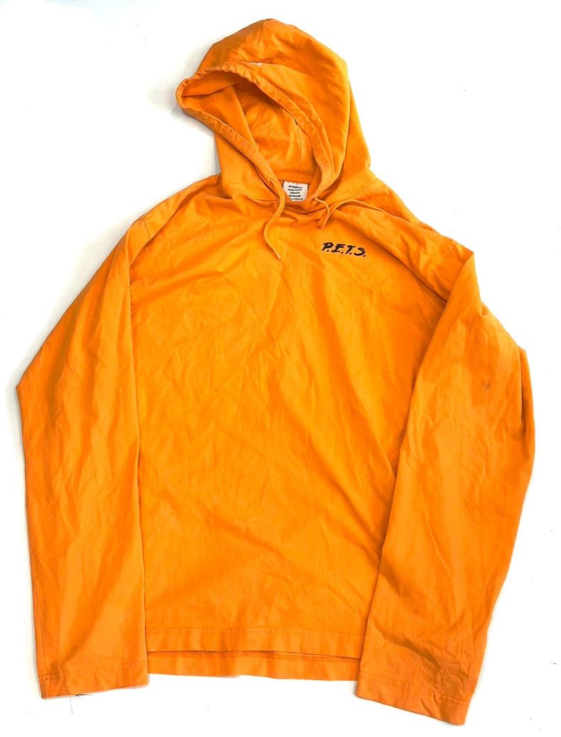 Vetements Vetements 18SS P.E.T.S Oversized Hoodie with Giant Sleeves Size US S / EU 44-46 / 1 - 1 Thumbnail