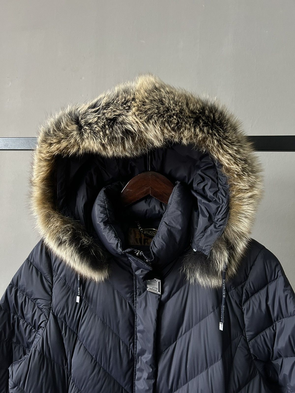 Balmain Balmain Rabbit Fur Puffer Jacket Size US L / EU 52-54 / 3 - 2 Thumbnail