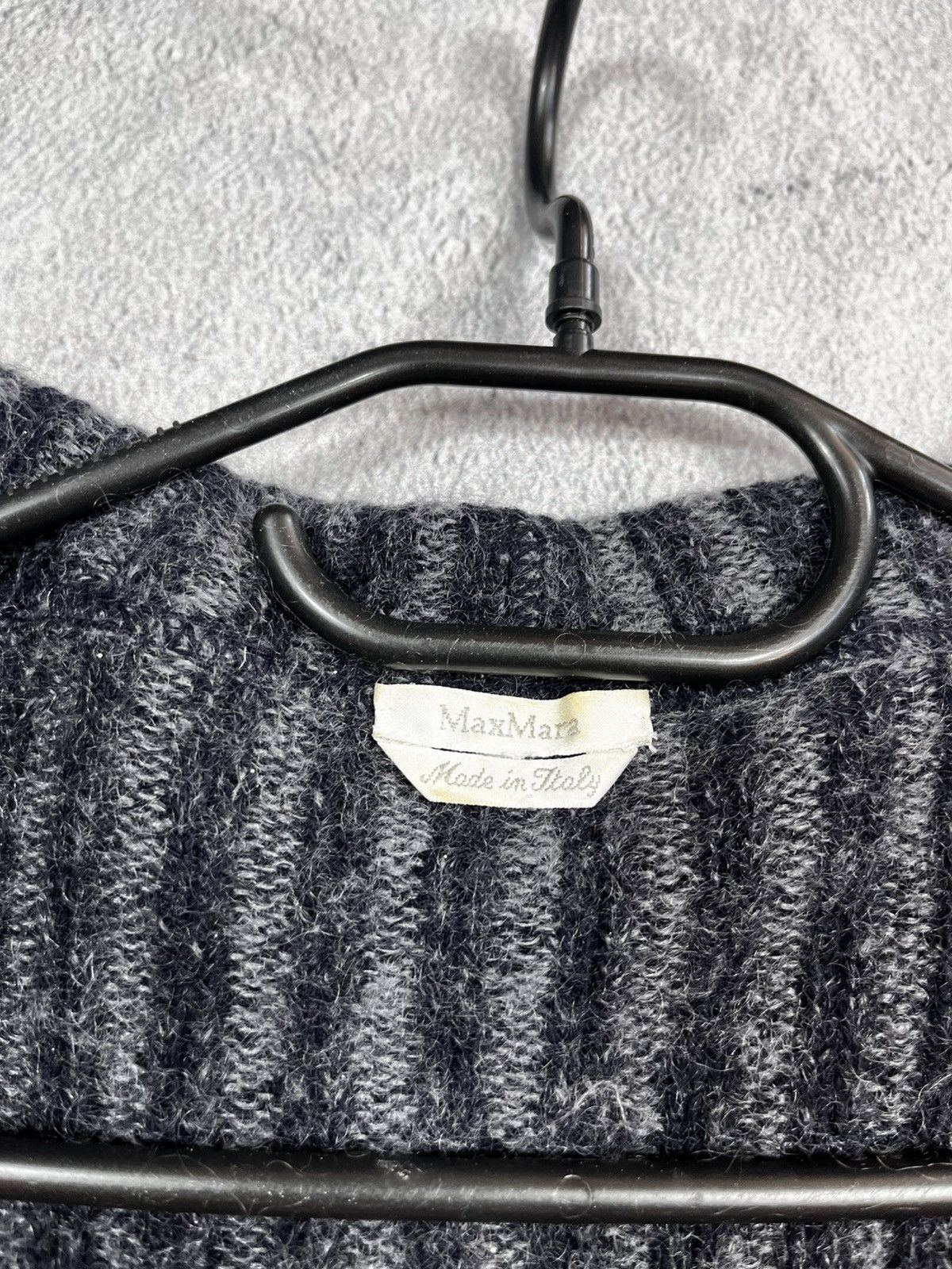 Max Mara Vintage Y2K Max Mara asymmetric wool cardigan for Japan S Size S / US 4 / IT 40 - 4 Thumbnail