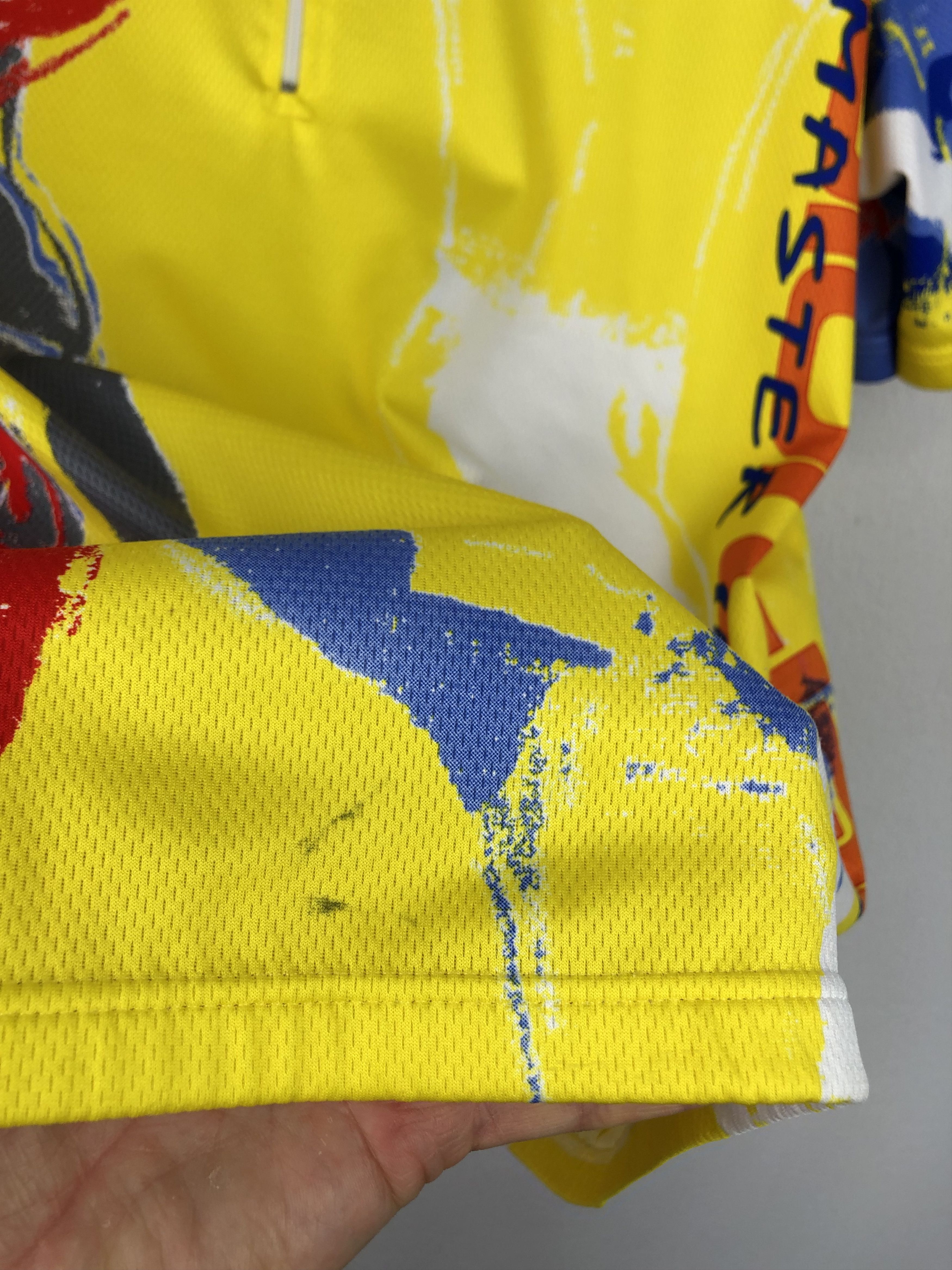 Vintage Vintage Giordana Tour De France Cycling Jersey Yellow Shirt Size US L / EU 52-54 / 3 - 8 Thumbnail