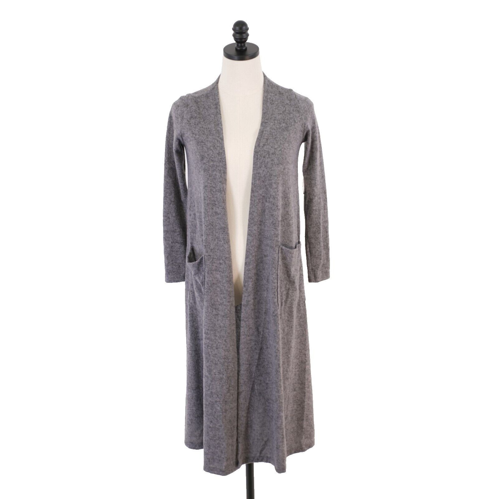 Designer NEW LuLaRoe Sarah XS Gray Cardigan W/ Pockets Long Sleeve Size XS / US 0-2 / IT 36-38 - 1 Thumbnail