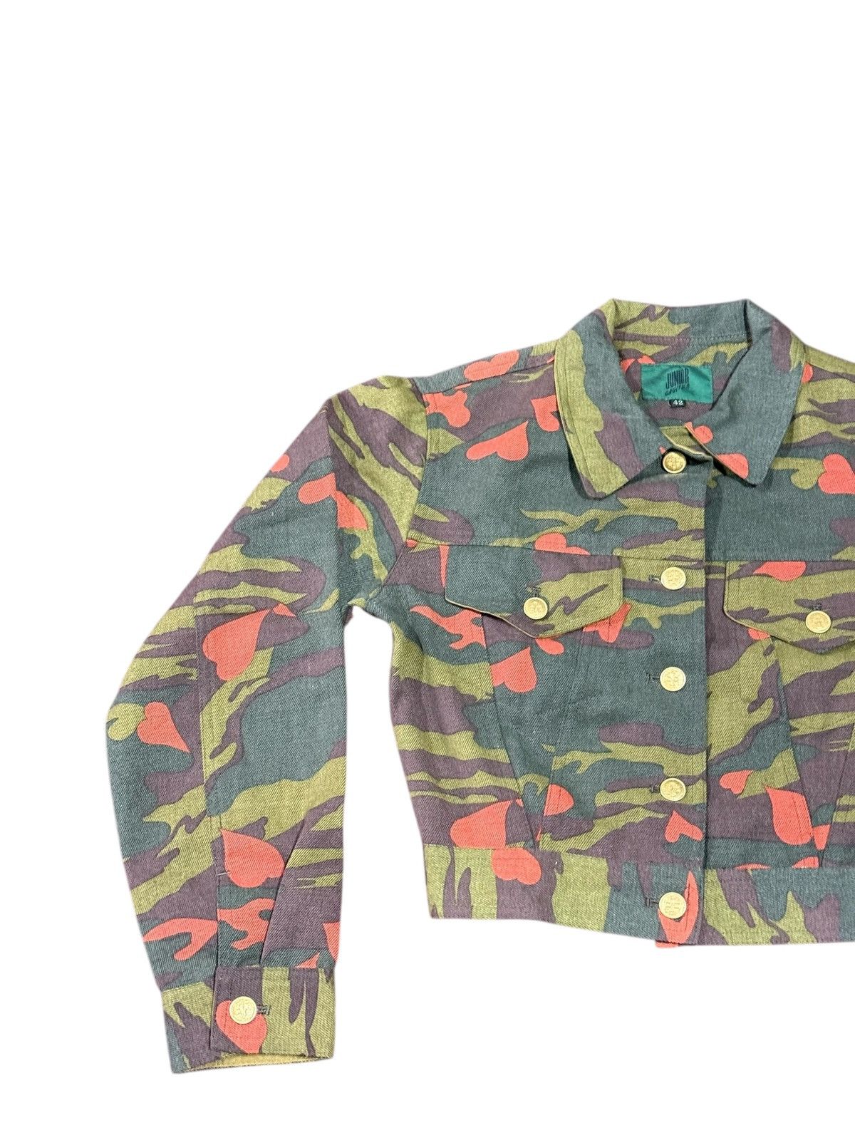 Jean Paul Gaultier RARE VINTAGE JUNIOR GAUTIER 90s CAMO JACKET Size S / US 4 / IT 40 - 3 Thumbnail