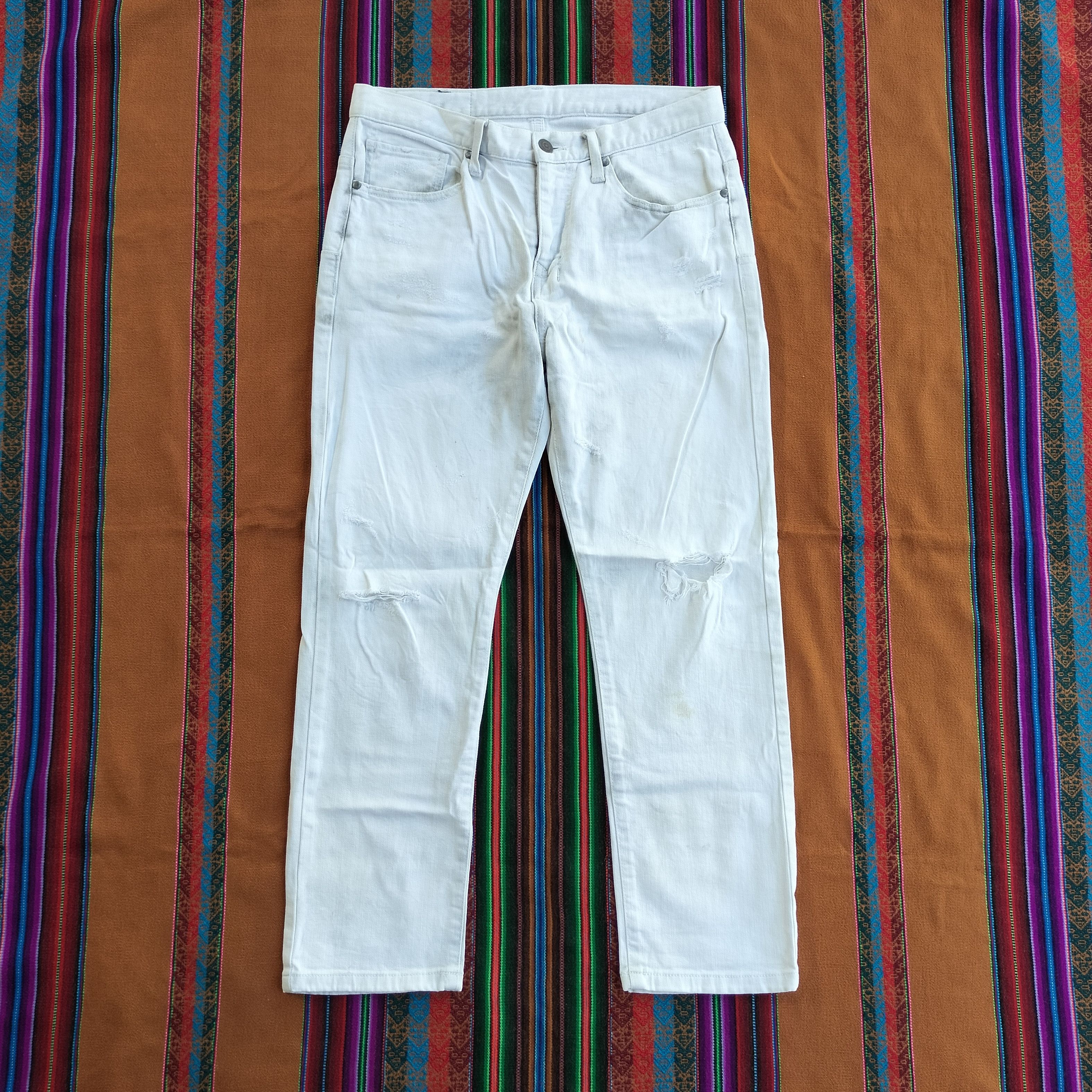 Tornado Mart Tornado Mart Japan ripped tapered denim Size US 30 / EU 46 - 1 Thumbnail