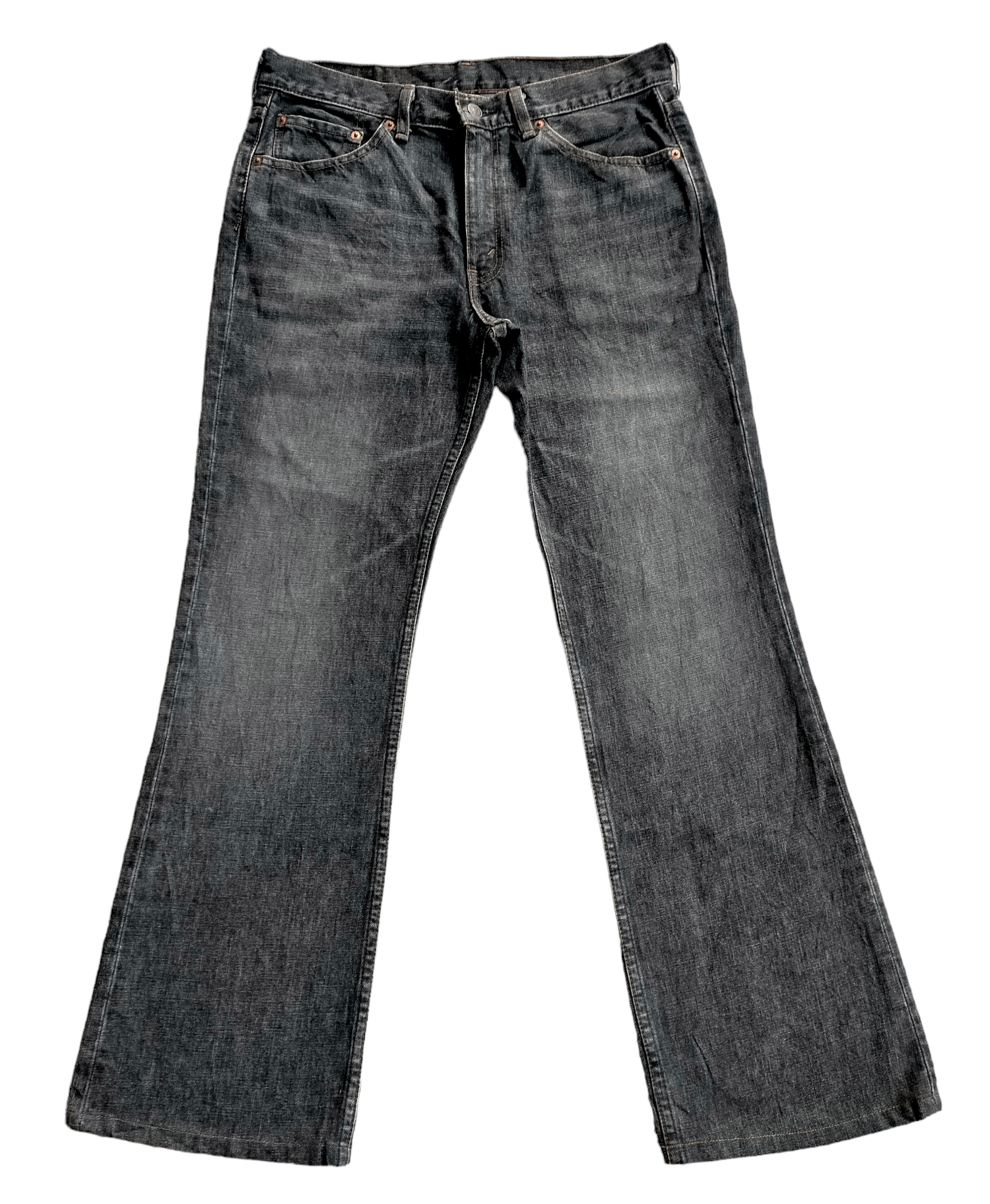 Japanese Brand Flare Jeans Levis 517 Boot cut Black Denim Size US 32 / EU 48 - 1 Thumbnail