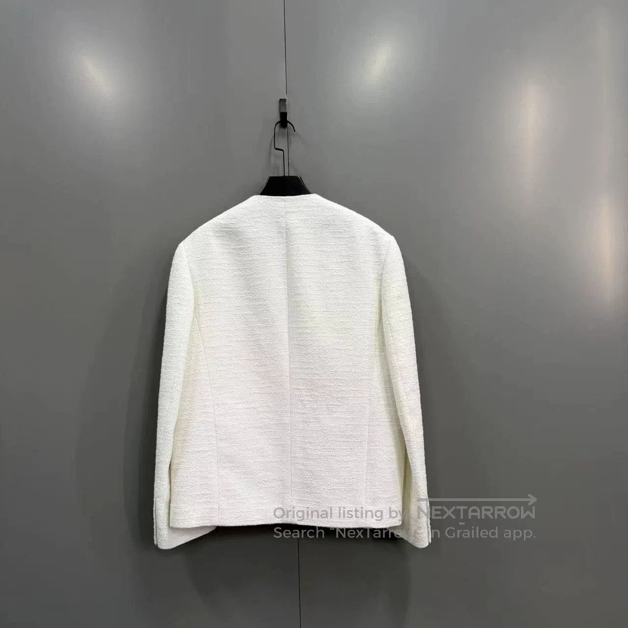 Louis Vuitton louis vuitton white turquoise button jacket. Size L / US 10 / IT 46 - 2 Thumbnail