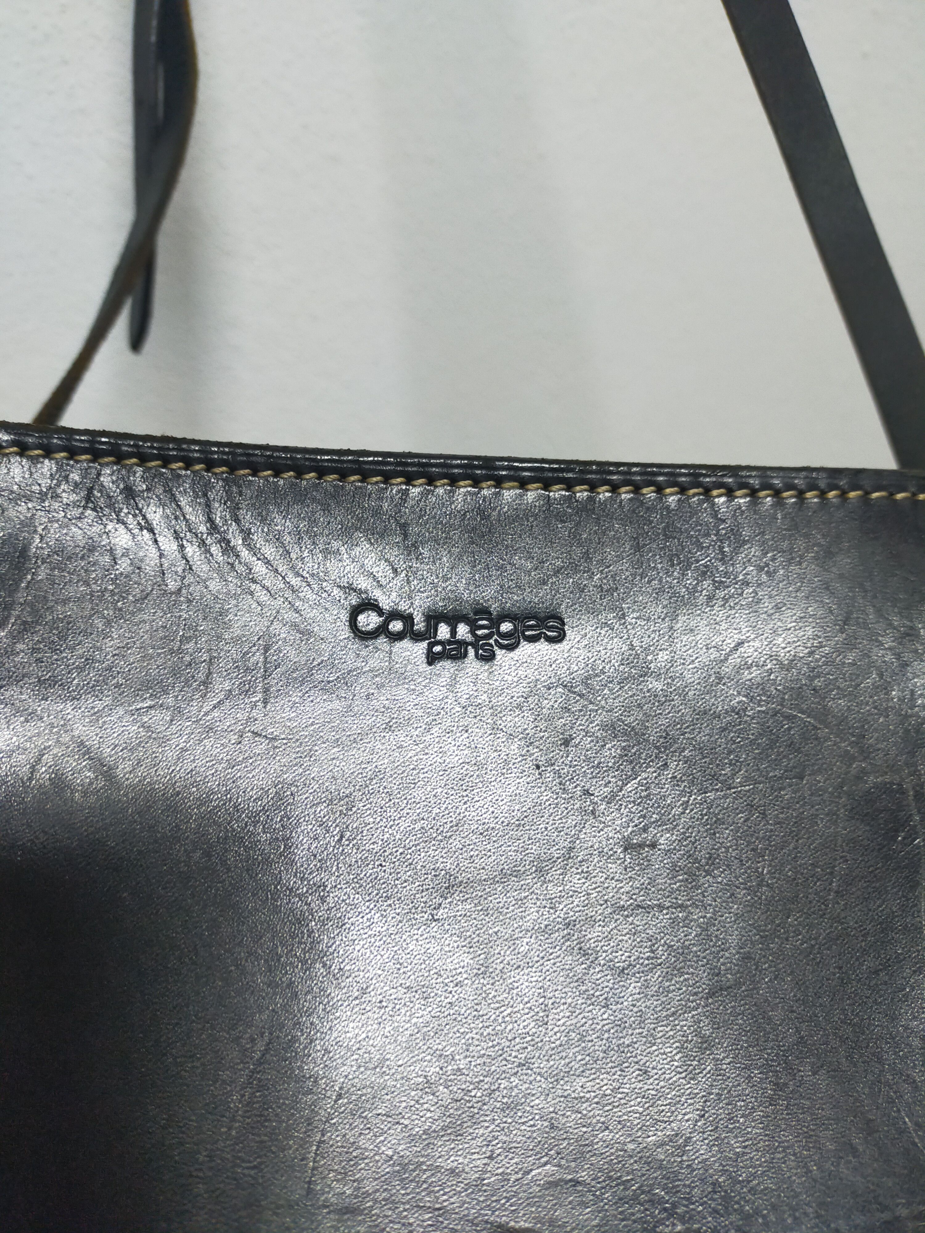 Vintage Courreges leather sling bags