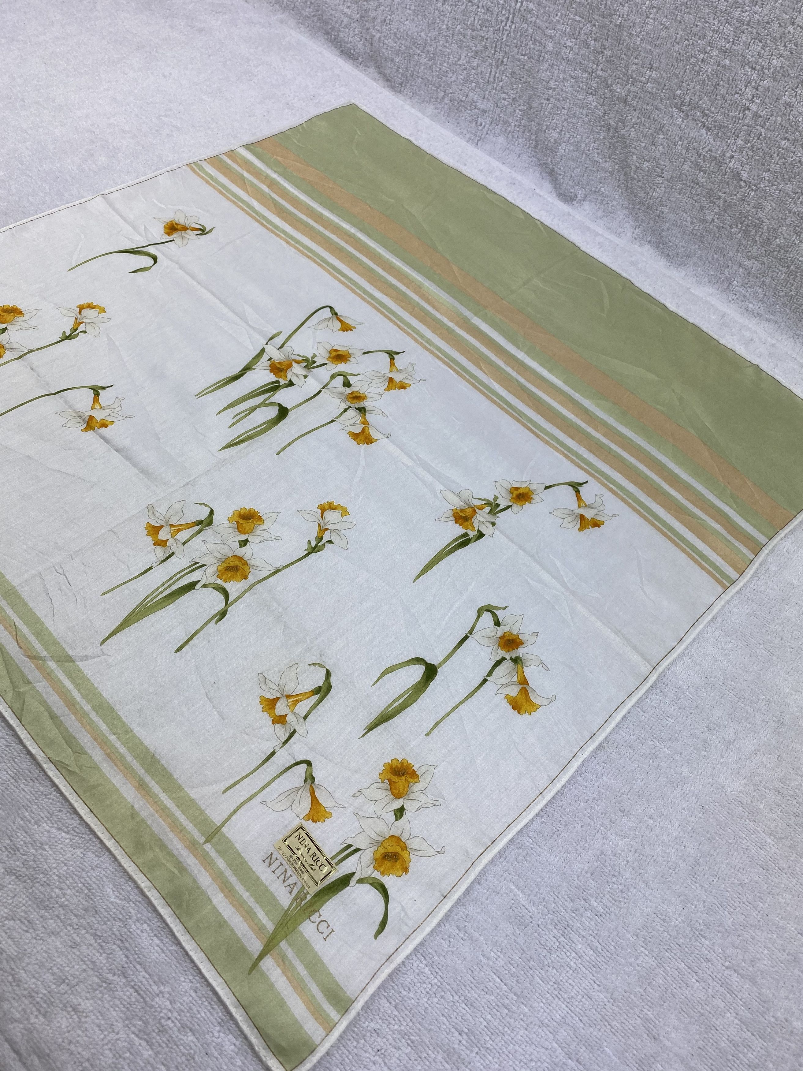 Nina Ricci × Vintage Nina Ricci Handkerchief / Bandana / Neckerchief Size ONE SIZE - 4 Thumbnail