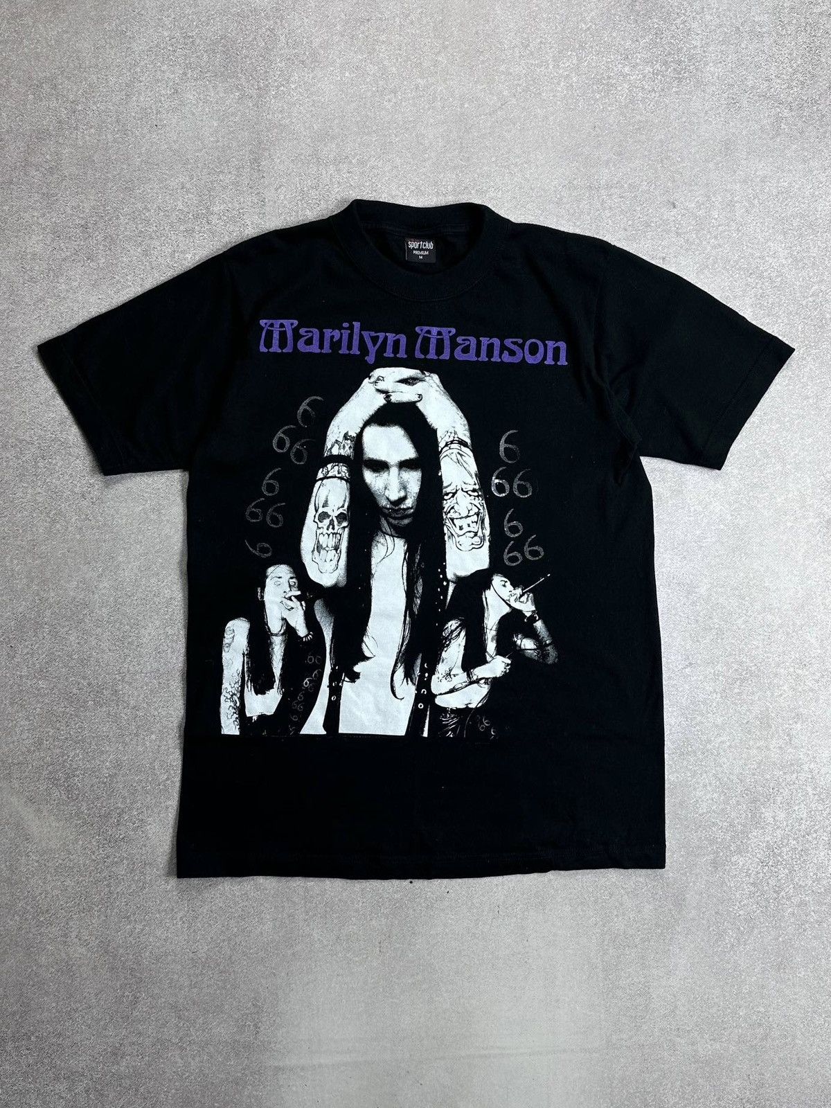 Marilyn Manson Vintage 90s Marilyn Manson Y2K Promo T-shirt M Size US M / EU 48-50 / 2 - 1 Thumbnail