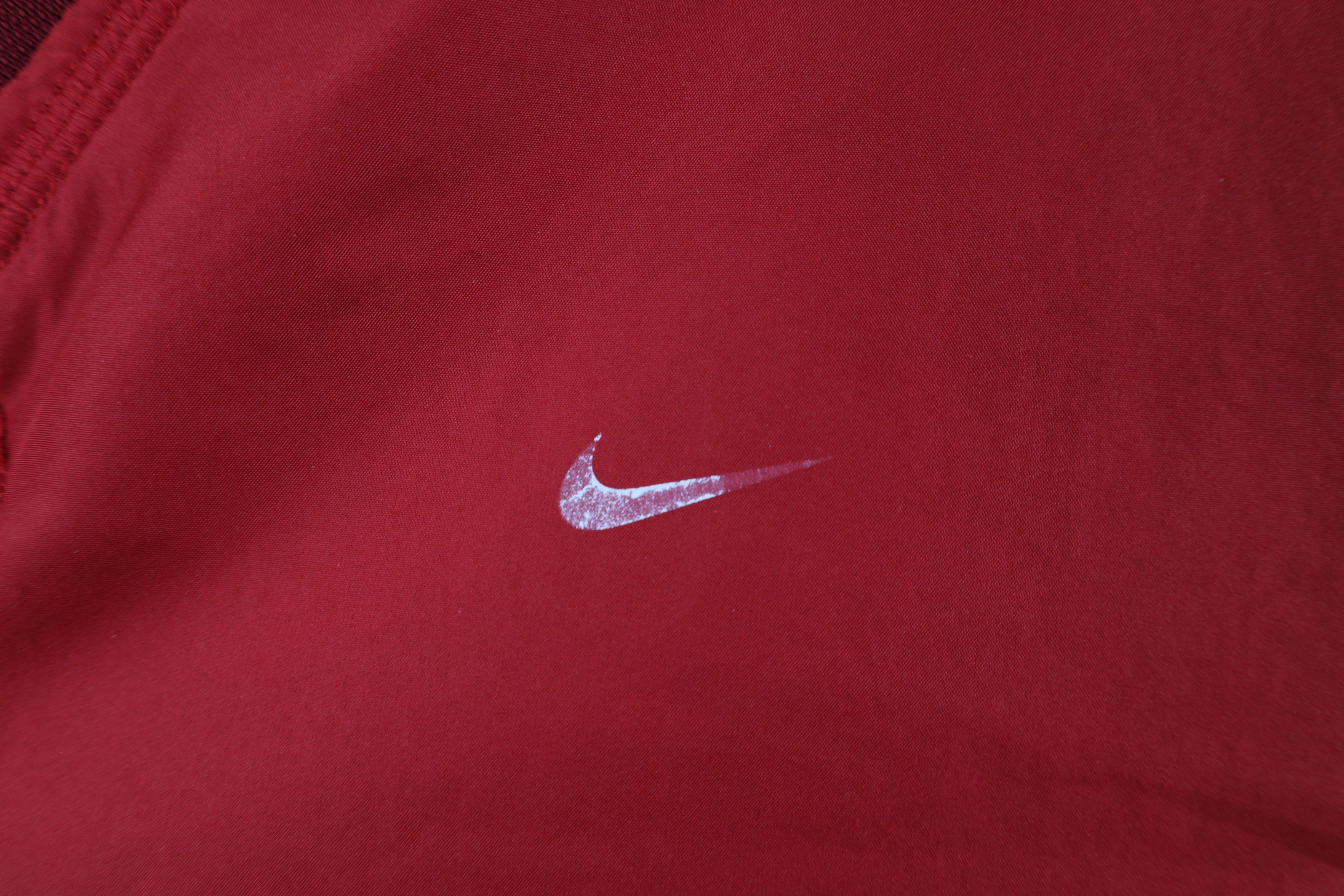 Nike × Vintage Vintage Nike Mini Swoosh Lined Pullover Windbreaker Jacket Size US XL / EU 56 / 4 - 4 Thumbnail