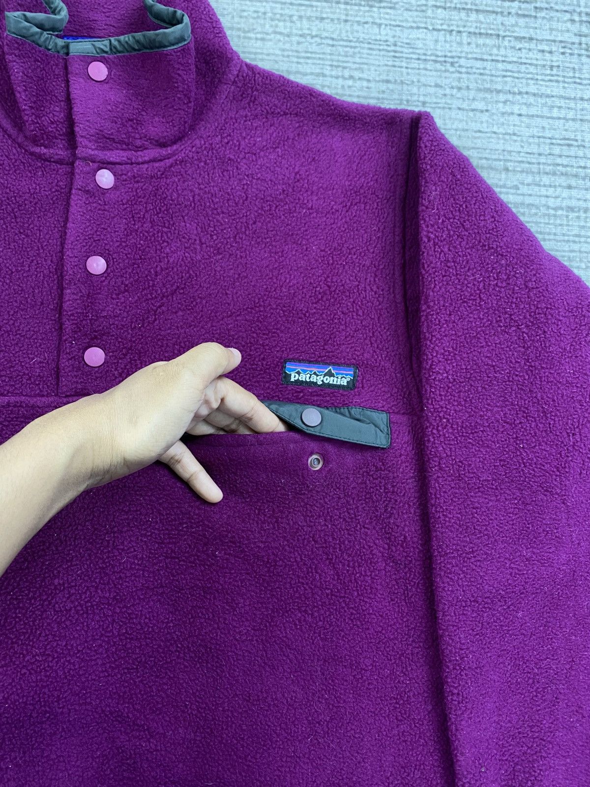 Japanese Brand × Patagonia × Vintage Vtg Patagonia Synchilla Retro Fleece Pullover Sweatshirt Size US M / EU 48-50 / 2 - 7 Thumbnail