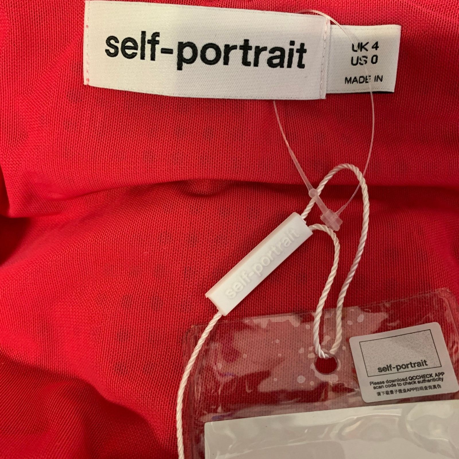Self-Portrait SELF-PORTRAIT Size 0 Orange Pink Ombre Midi Dress Size XS / US 0-2 / IT 36-38 - 5 Thumbnail