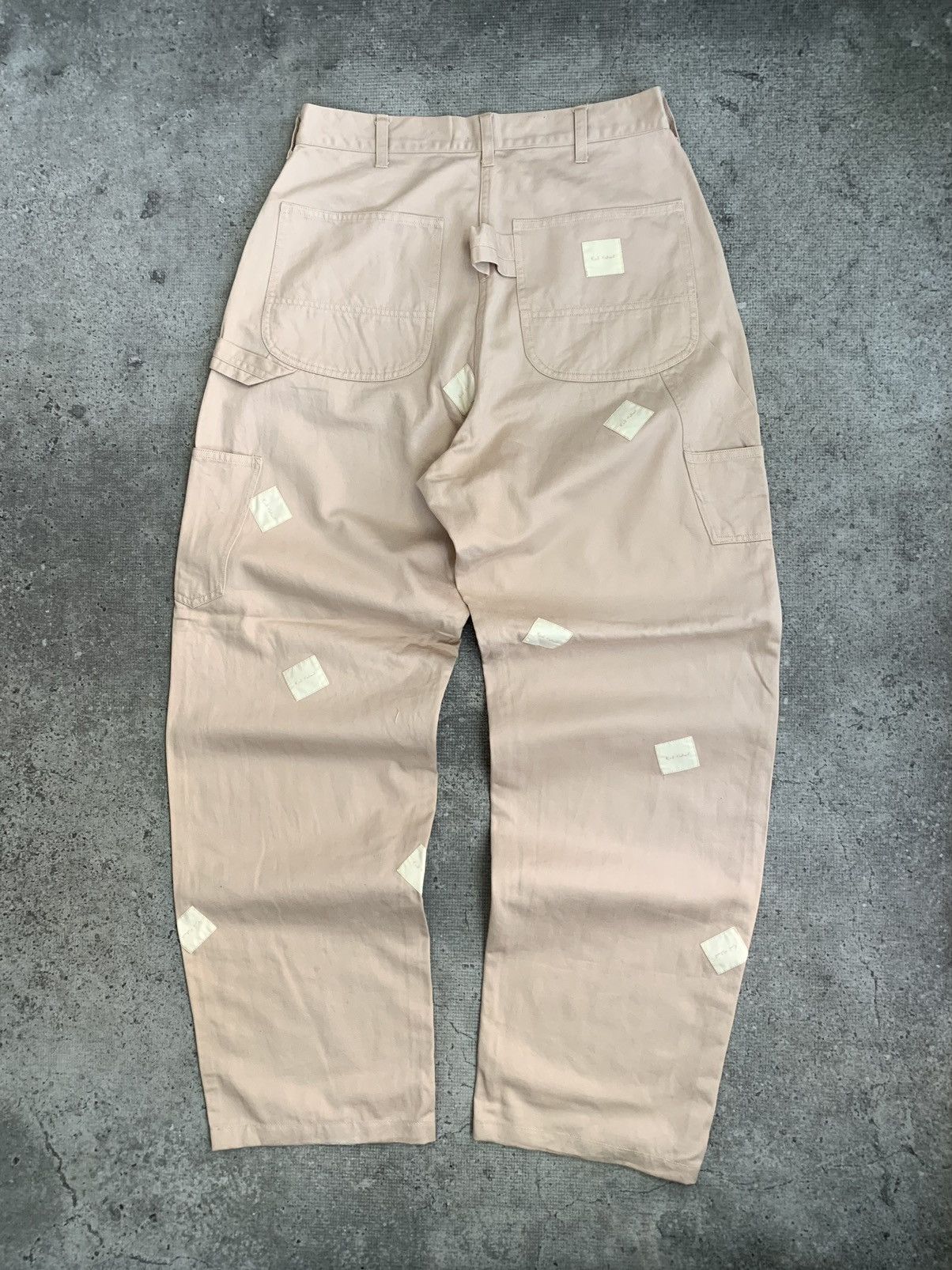 Japanese Brand × Karl Helmut KARL HELMUT PATCH WORK CARPENTER PANTS Size US 28 / EU 44 - 2 Thumbnail