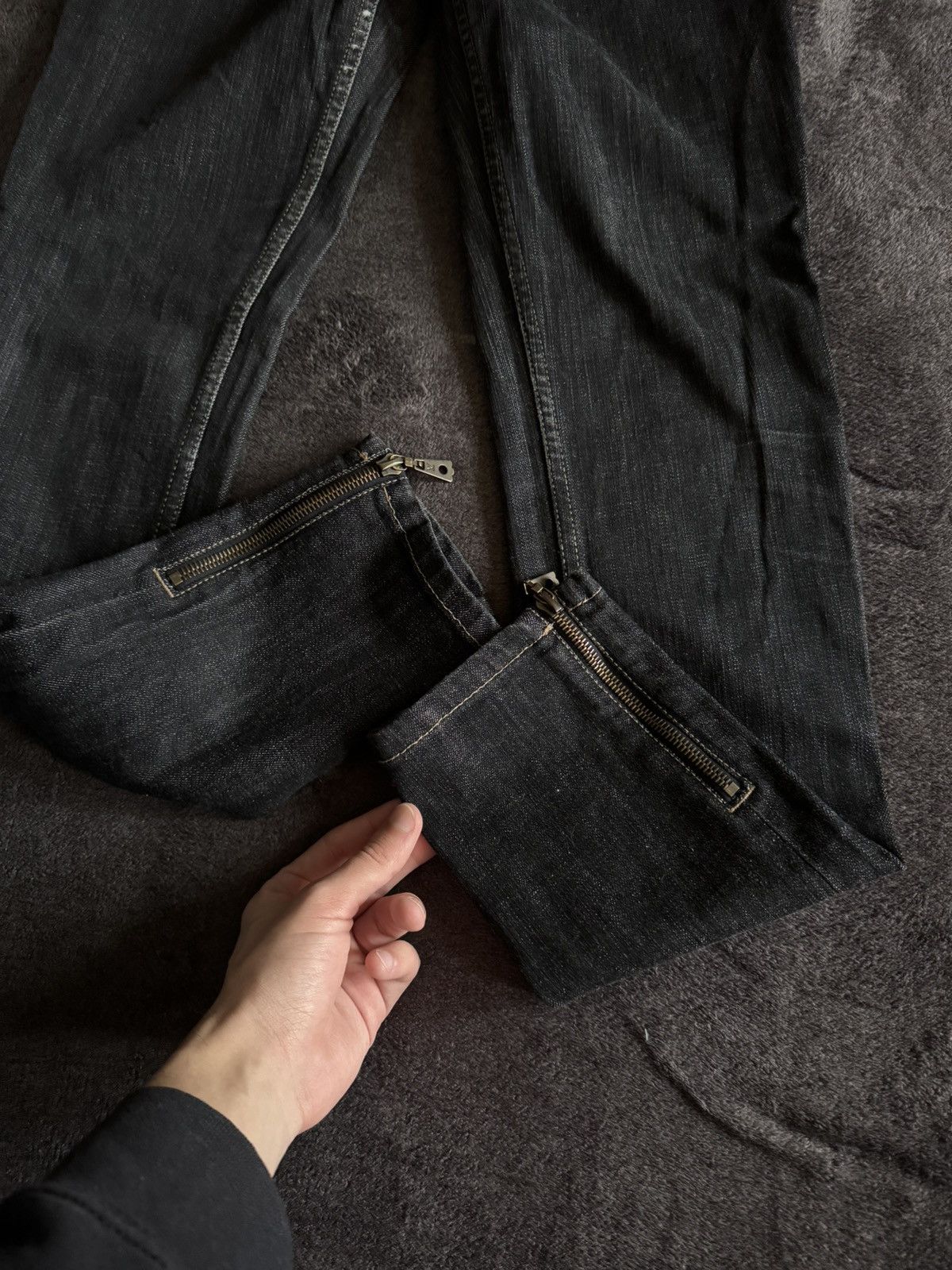 Louis Vuitton Louis Vuitton vintage zip jeans pants Size 26" / US 2 / IT 38 - 4 Thumbnail