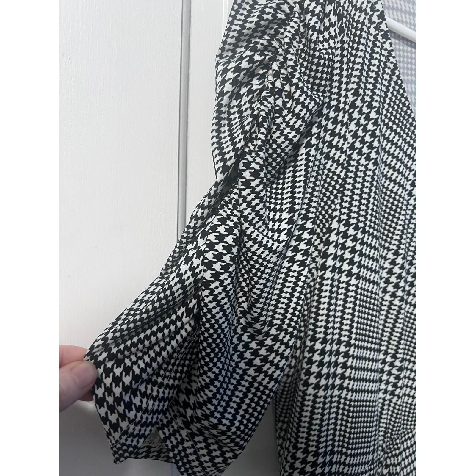 Other Torrid Dress Womens 2 Black White Excellent Houndstooth Size XXL / US 16-18 / IT 52-54 - 6 Thumbnail