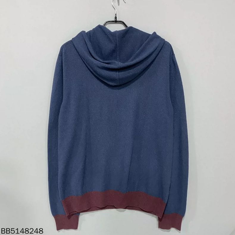 Hermes Earth Pattern Cashmere Hoodie-2506 Size US L / EU 52-54 / 3 - 3 Thumbnail
