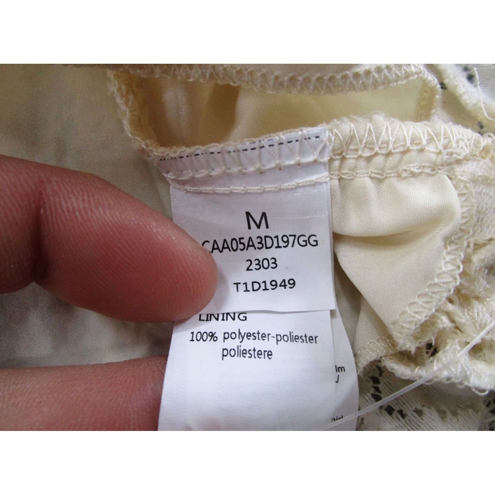 Vintage Cupshe Cover Up Beach Ivory Sleeveless Womens Size M NEW Size M / US 6-8 / IT 42-44 - 3 Thumbnail