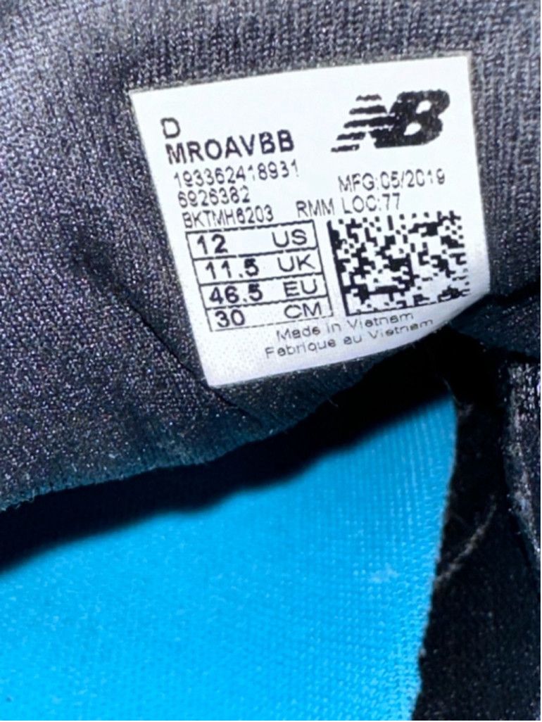New Balance Men's New Balance Running Shoes Size 12 Black Blue Size US 12 / EU 45 - 6 Thumbnail