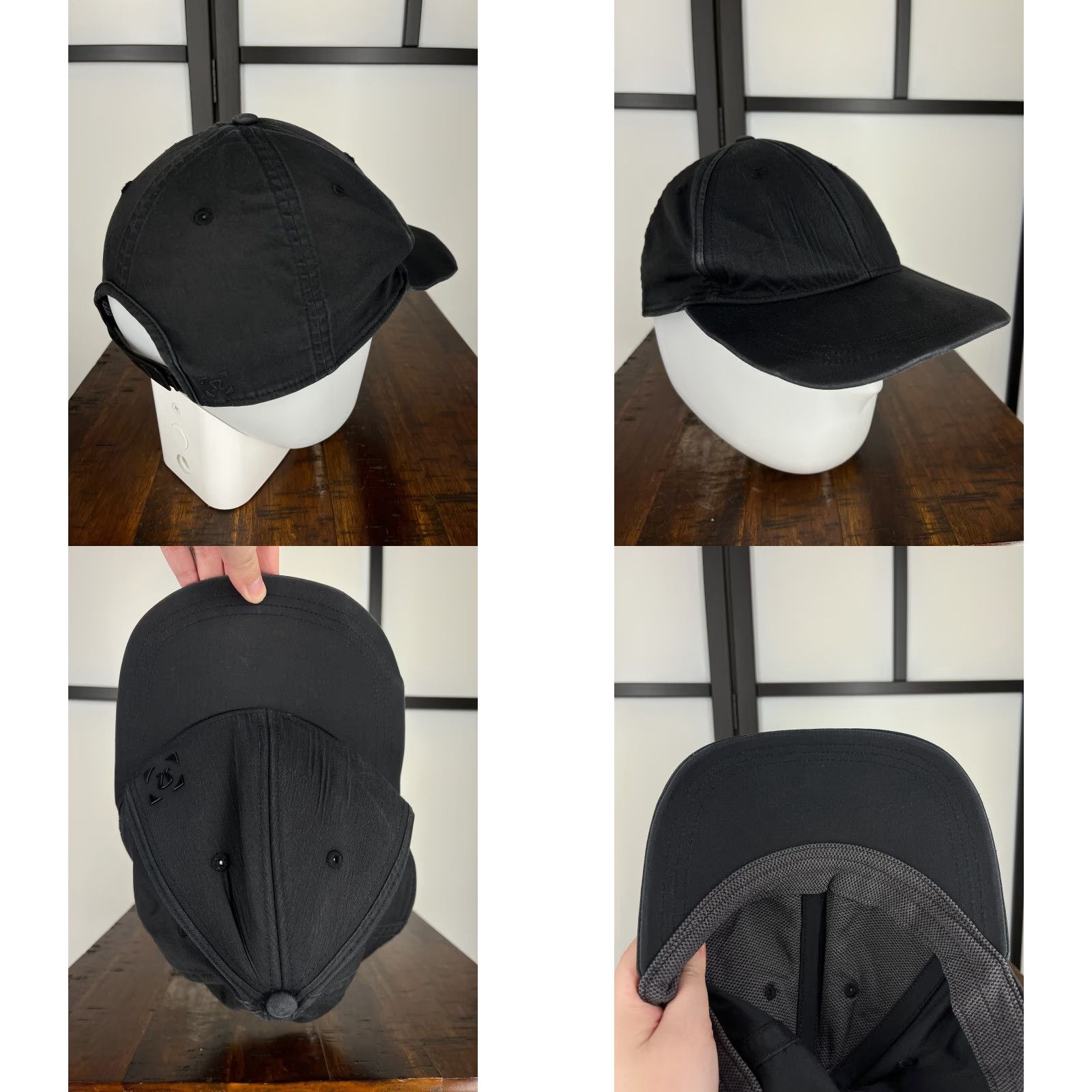Lululemon Lululemon Hat Cap Snap Back Womens One Size Black Cotton Nylon Blend READ Size ONE SIZE - 8 Thumbnail