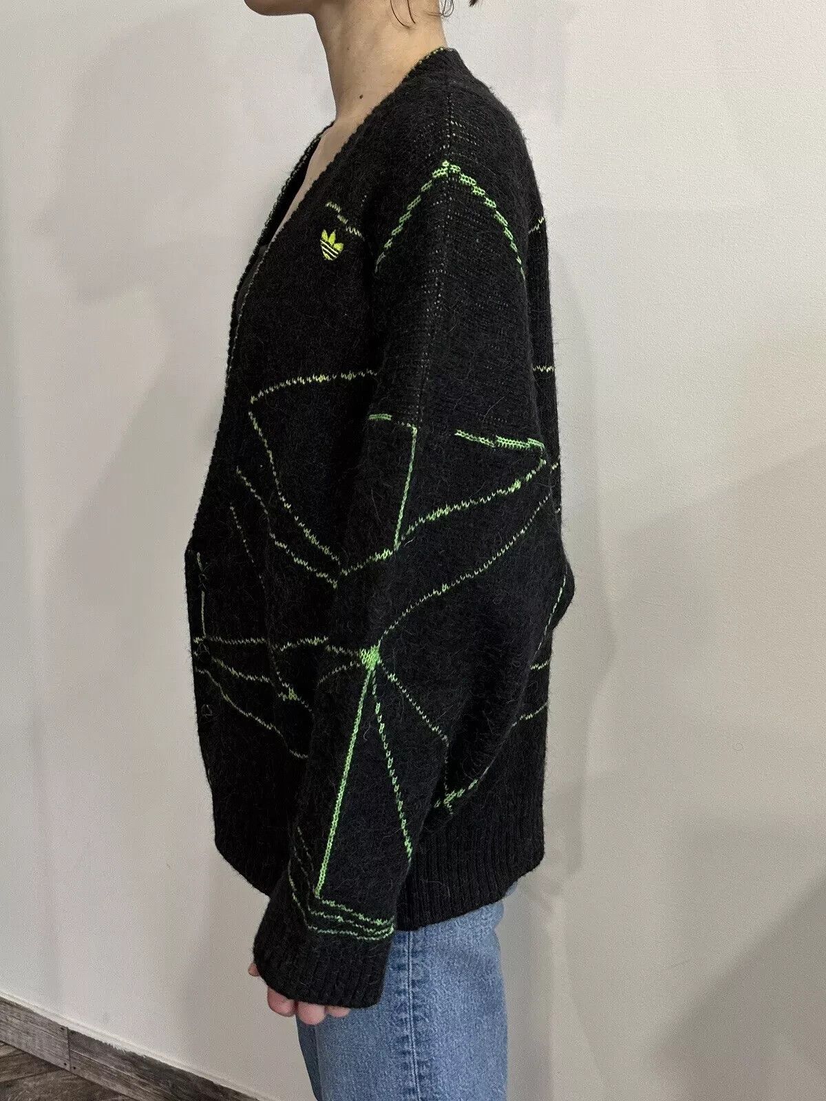 Adidas VINTAGE 80s ADIDAS WOOL CARDIGAN SWEATER WOMENS AUSTRIA Size M / US 6-8 / IT 42-44 - 8 Thumbnail