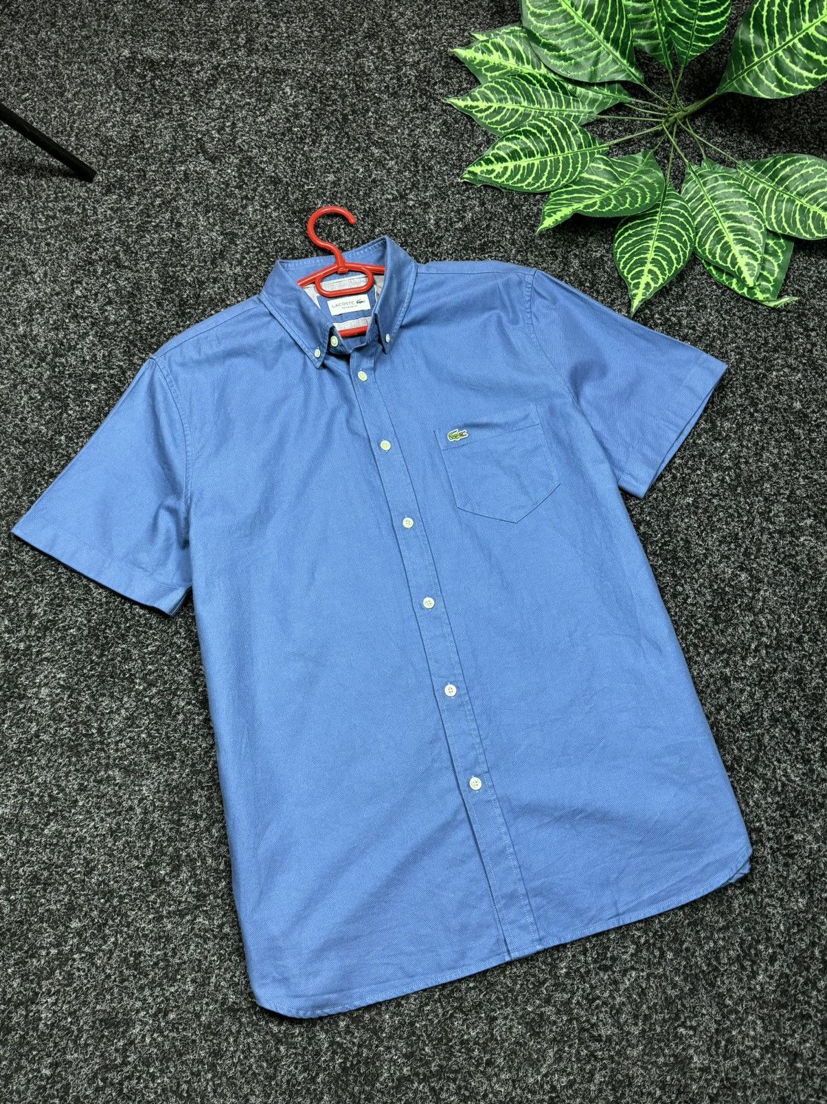 Lacoste × Vintage Lacoste Short-sleeved shirt 👔 Size L Size US L / EU 52-54 / 3 - 5 Thumbnail