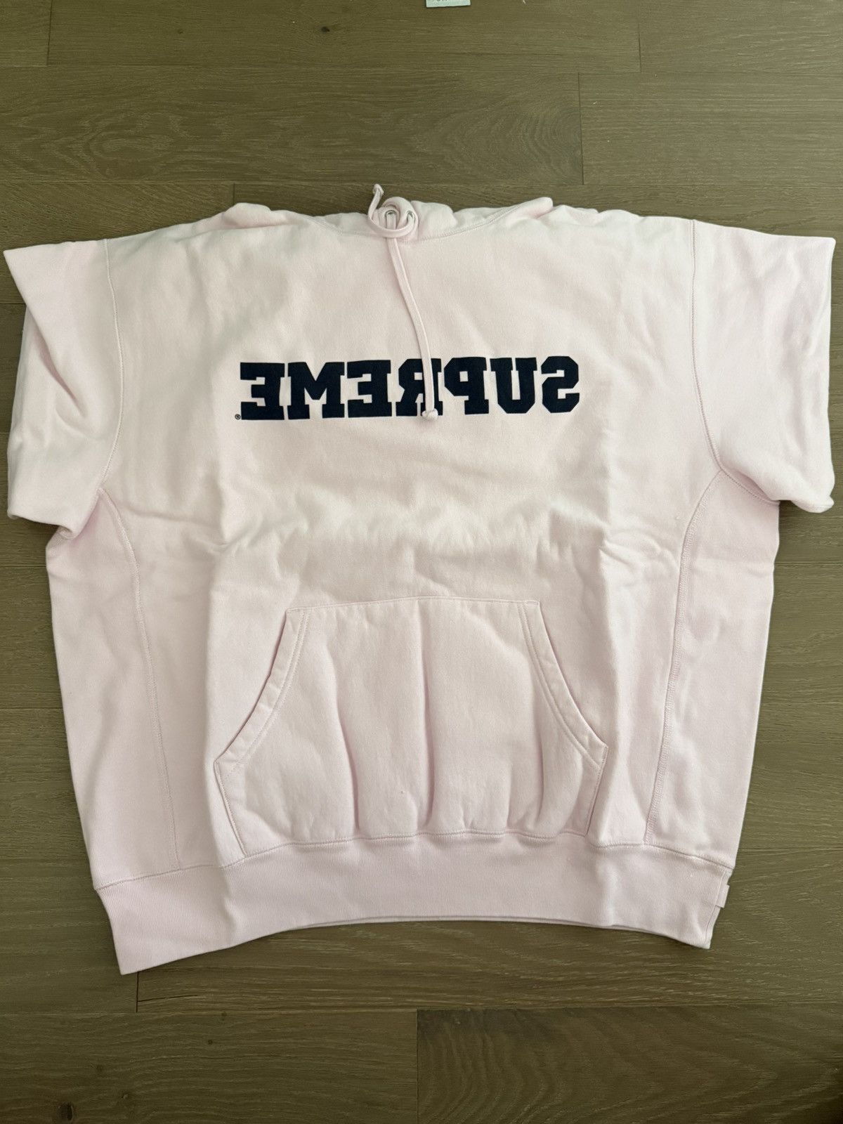 Supreme Supreme Reverse Hooded Sweatshirt Hoodie Pink SS25 Size US L / EU 52-54 / 3 - 5 Thumbnail