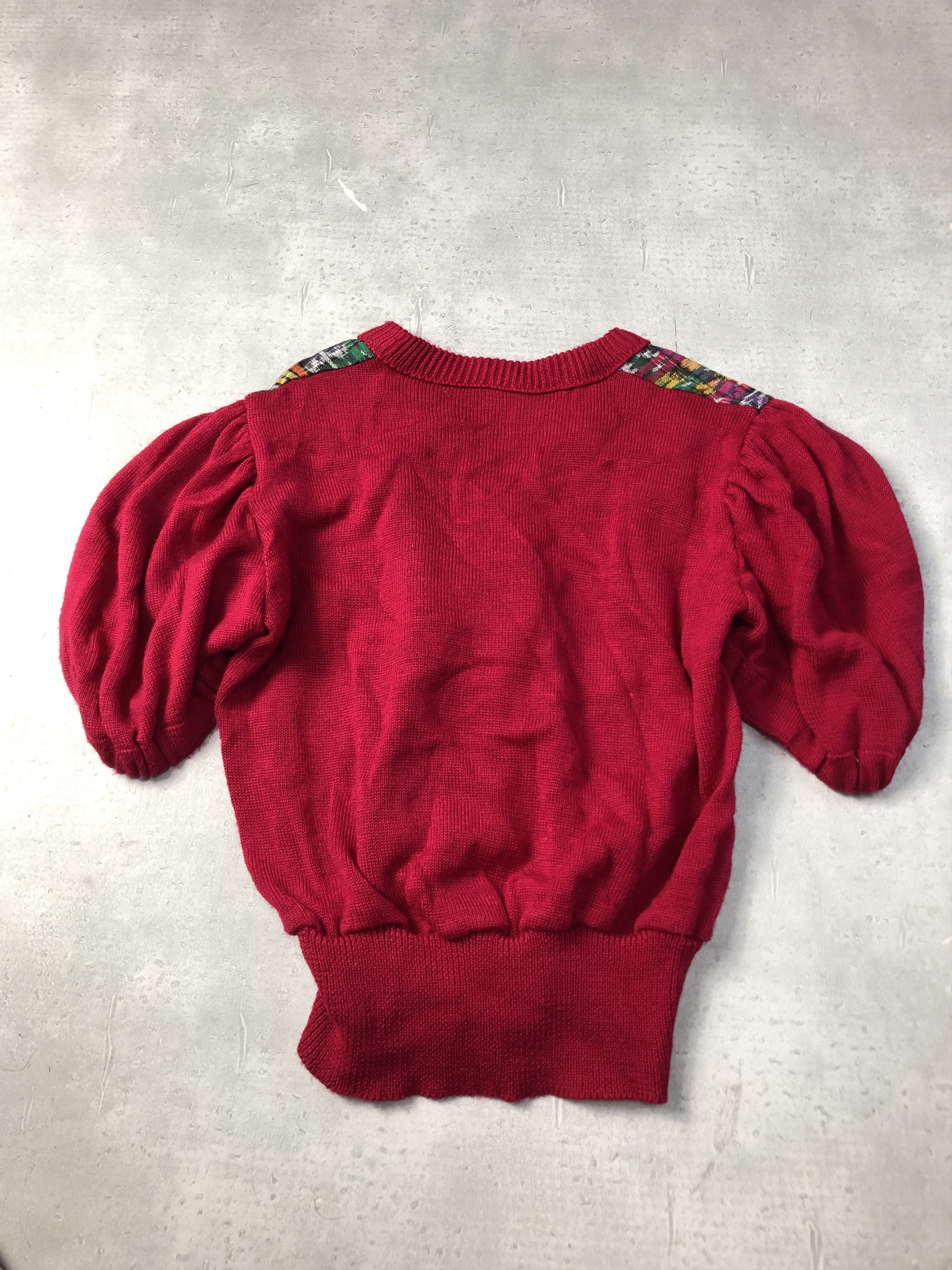 Vintage Vintage short knit sweater 20-3-27 135 Size ONE SIZE - 2 Thumbnail