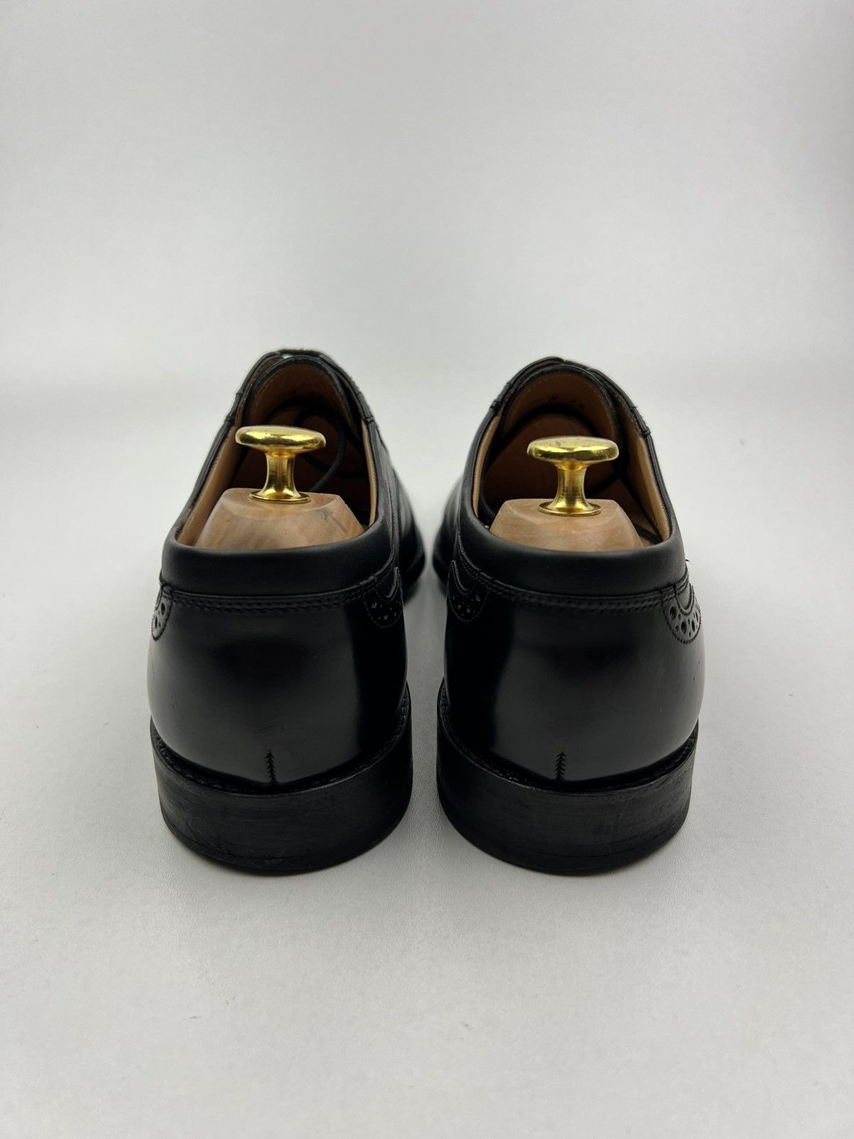 Loake LOAKE Oxfords Leather Shoes Lace Up Woodstock Black Men’s Size US 8.5 / EU 41-42 - 7 Thumbnail