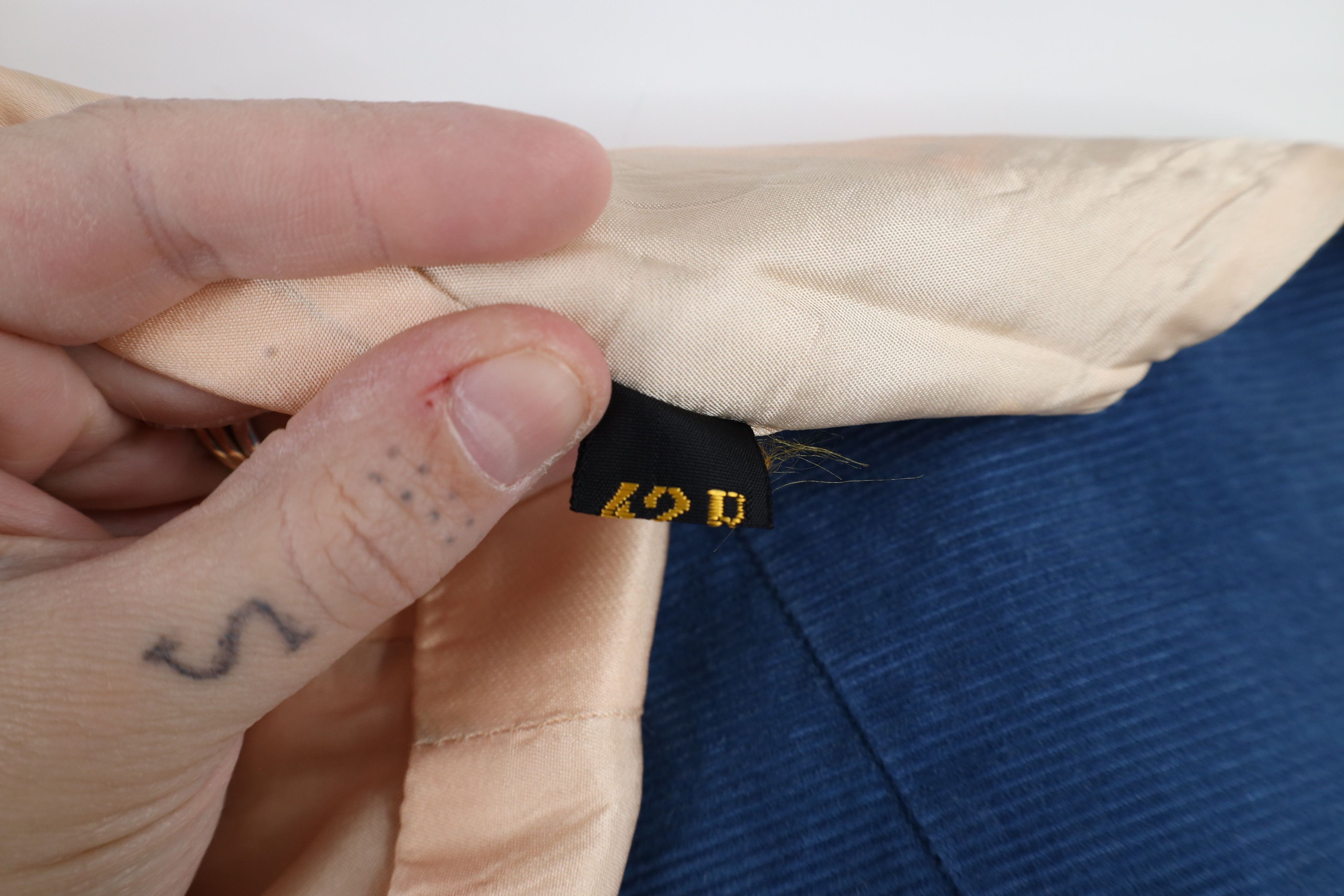 Vintage Vintage 70s Streetwear Button Suit Vest Jacket Blue USA Size US L / EU 52-54 / 3 - 8 Thumbnail