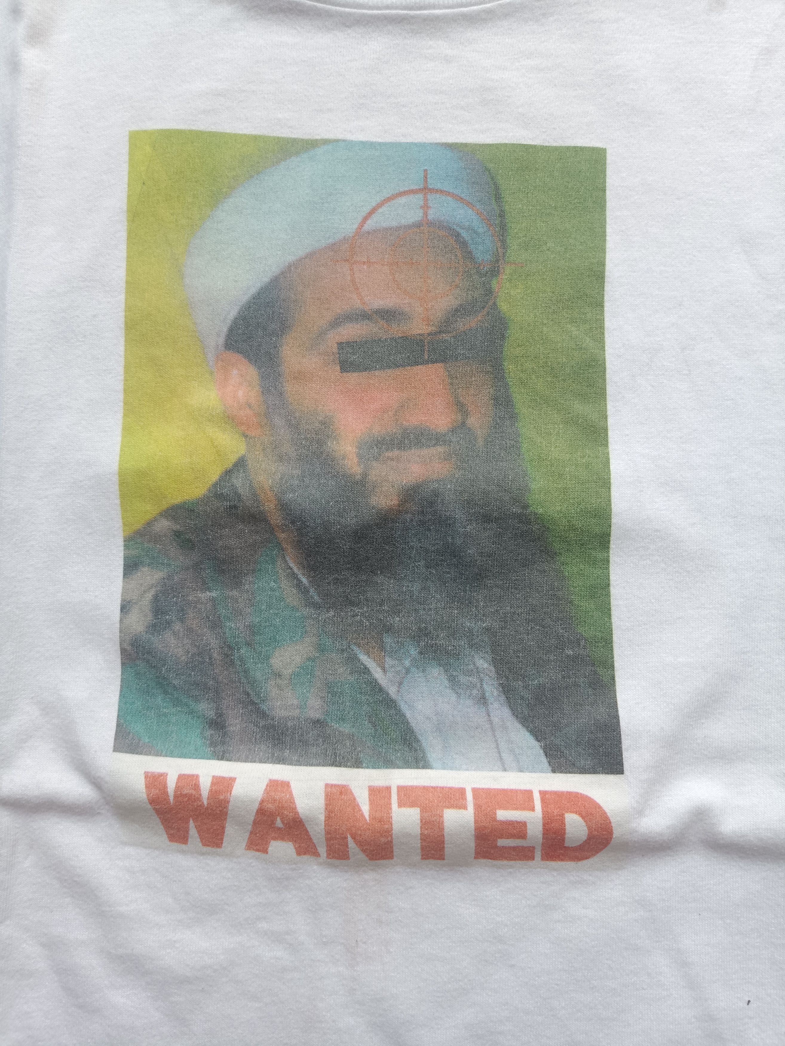 Fruit Of The Loom Osama bin laden wanted poster Size US XL / EU 56 / 4 - 2 Thumbnail