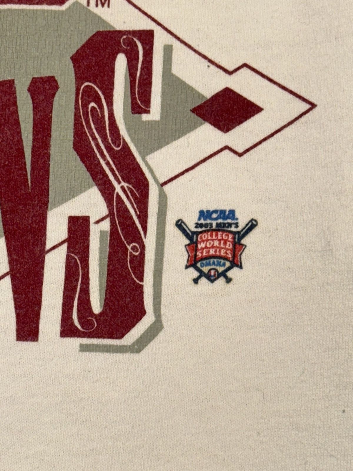 NCAA × Nike × Vintage Vintage 2003 NIKE NCAA Division 1 Baseball Championship TEE Size US XL / EU 56 / 4 - 5 Thumbnail