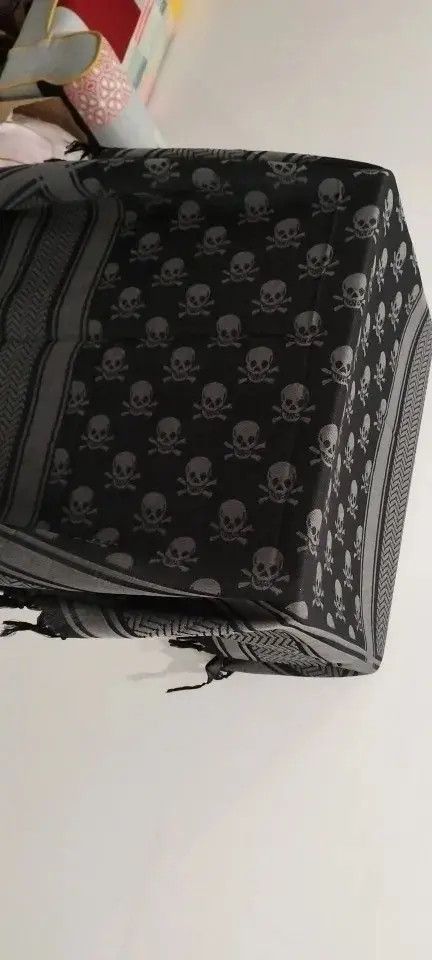 Japanese Brand Skull Scarf Size ONE SIZE - 2 Thumbnail