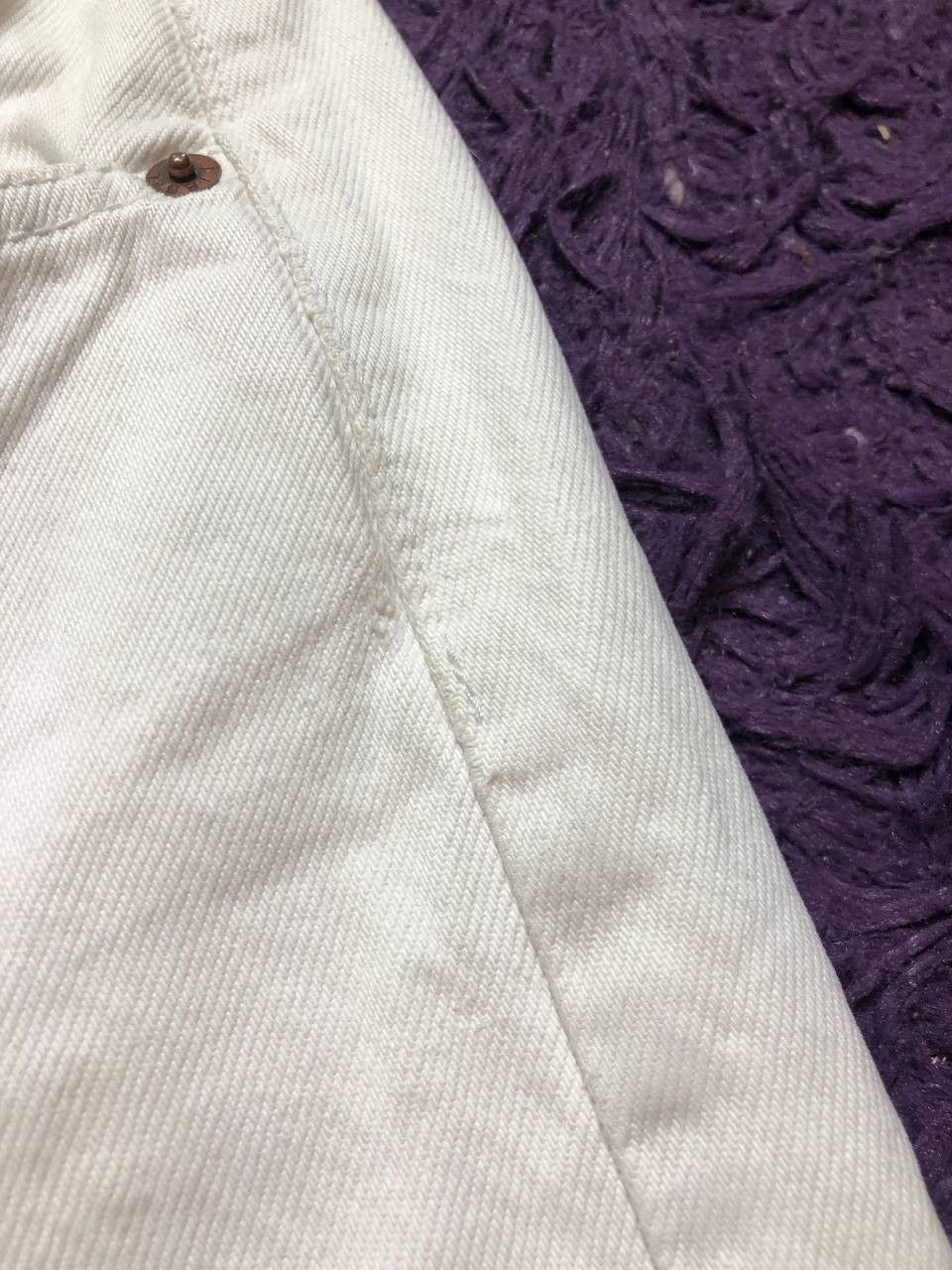 Diesel Vintage Diesel Streetwear White Denim Shorts Size 29 Size US 29 - 16 Thumbnail
