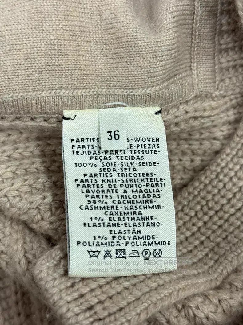 Hermes Hermes Silk printed cashmere patchwork cardigan jacket Size XS / US 0-2 / IT 36-38 - 5 Thumbnail