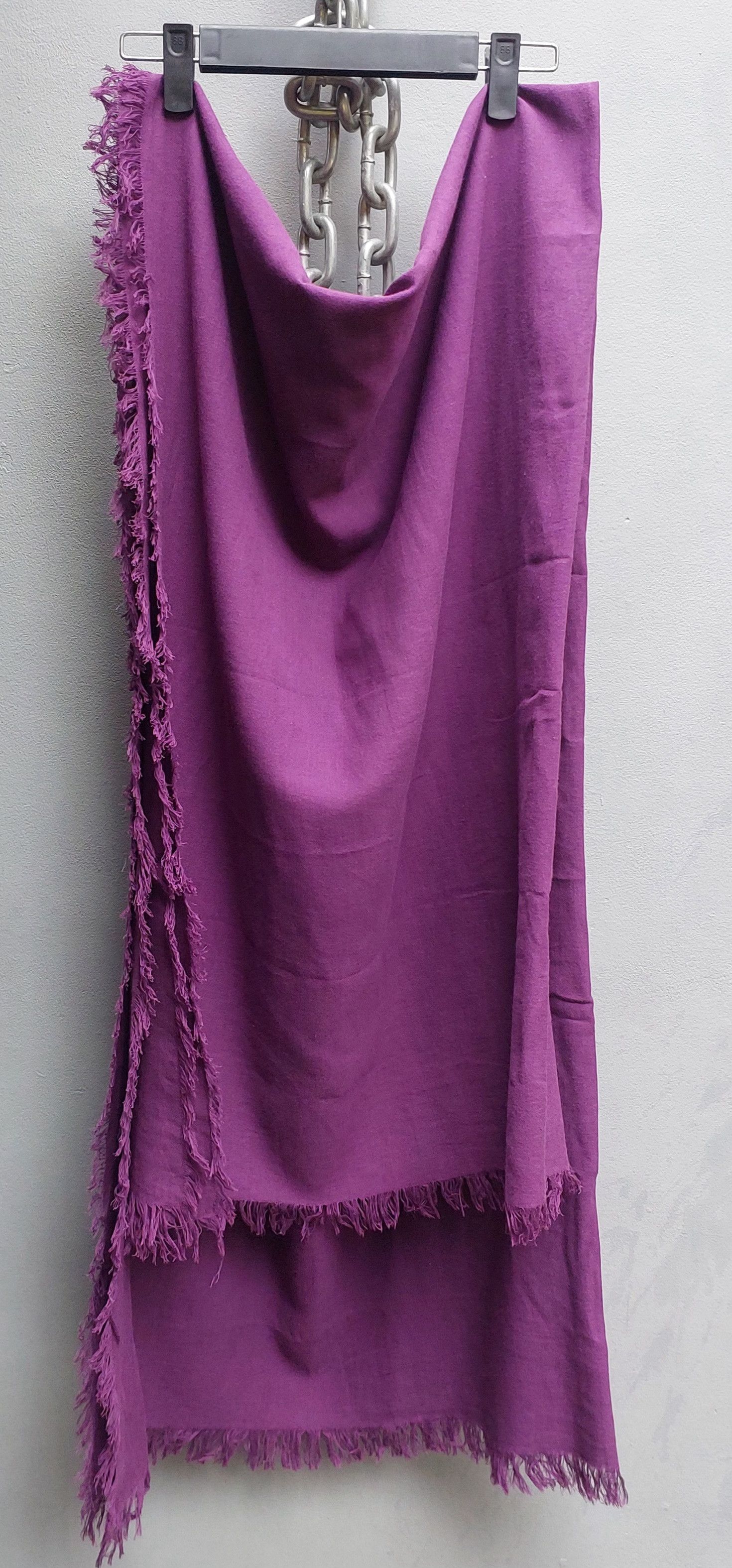 Yohji Yamamoto Y's x Yohji Yamamoto Oversized Cotton Scarf Size ONE SIZE - 7 Thumbnail