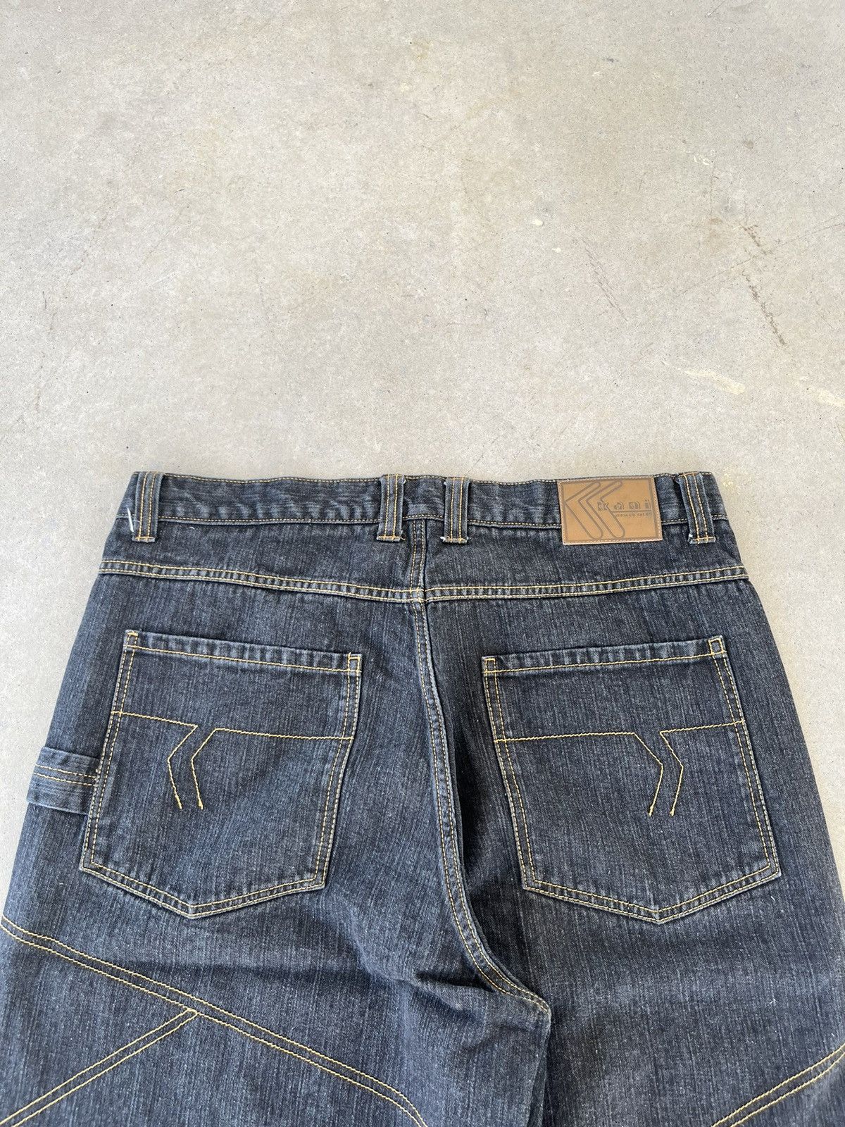 Karl Kani × Vintage Vintage Y2K Karl Kani Black Baggy Shorts Size US 36 / EU 52 - 3 Thumbnail