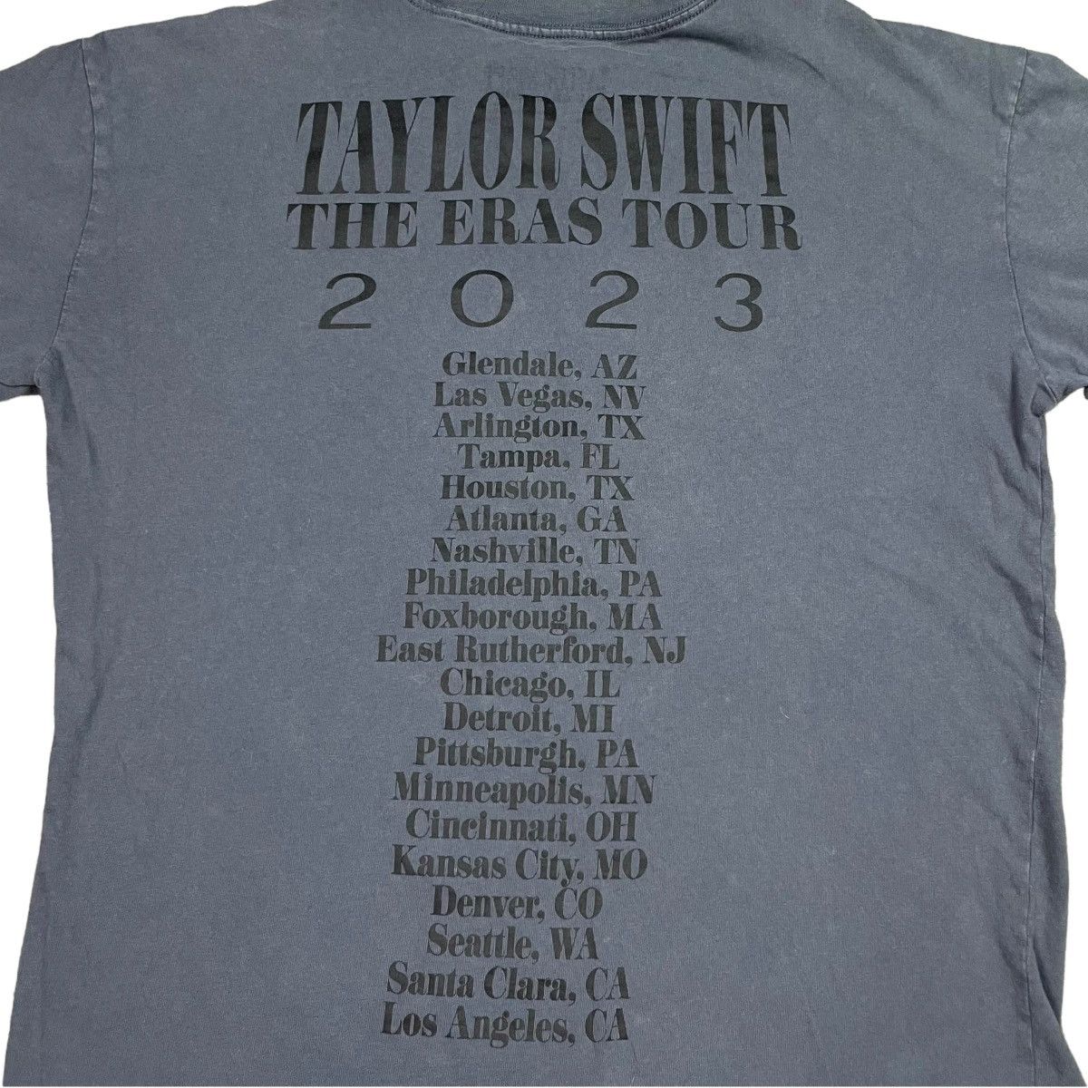 Band Tees Taylor Swift The Eras Tour 2023 Stained Shirt Adult XL Size US XL / EU 56 / 4 - 6 Thumbnail