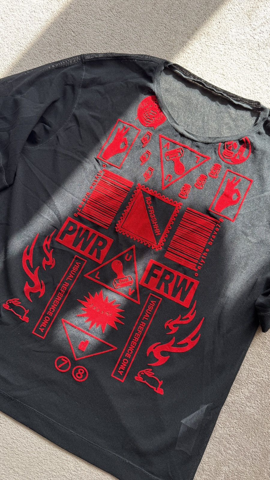 Diesel Diesel Layer Mesh Y2K Tee Archive Grunge Punk Size US S / EU 44-46 / 1 - 3 Thumbnail