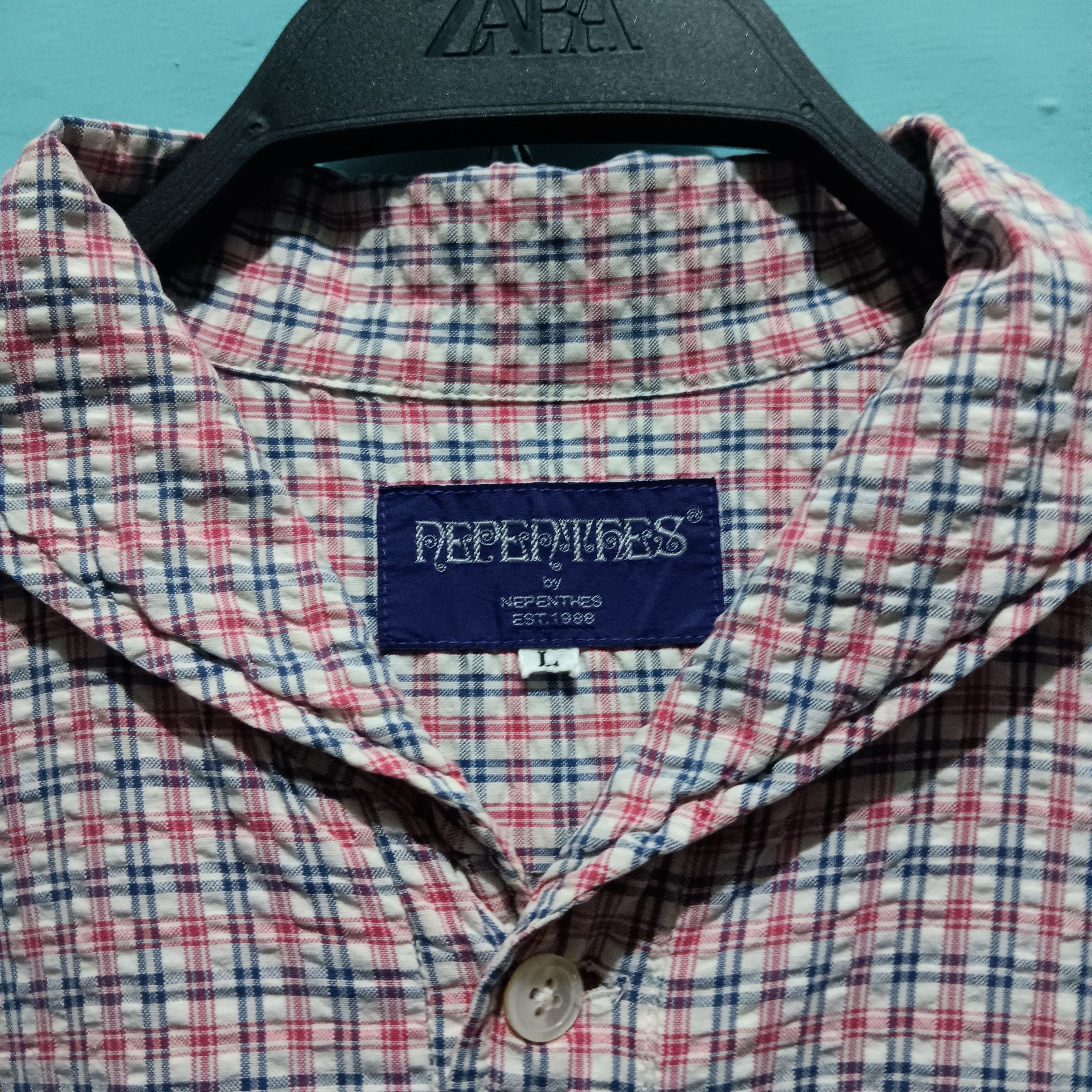 Nepenthes Nepenthes half button shirt Size US L / EU 52-54 / 3 - 2 Thumbnail