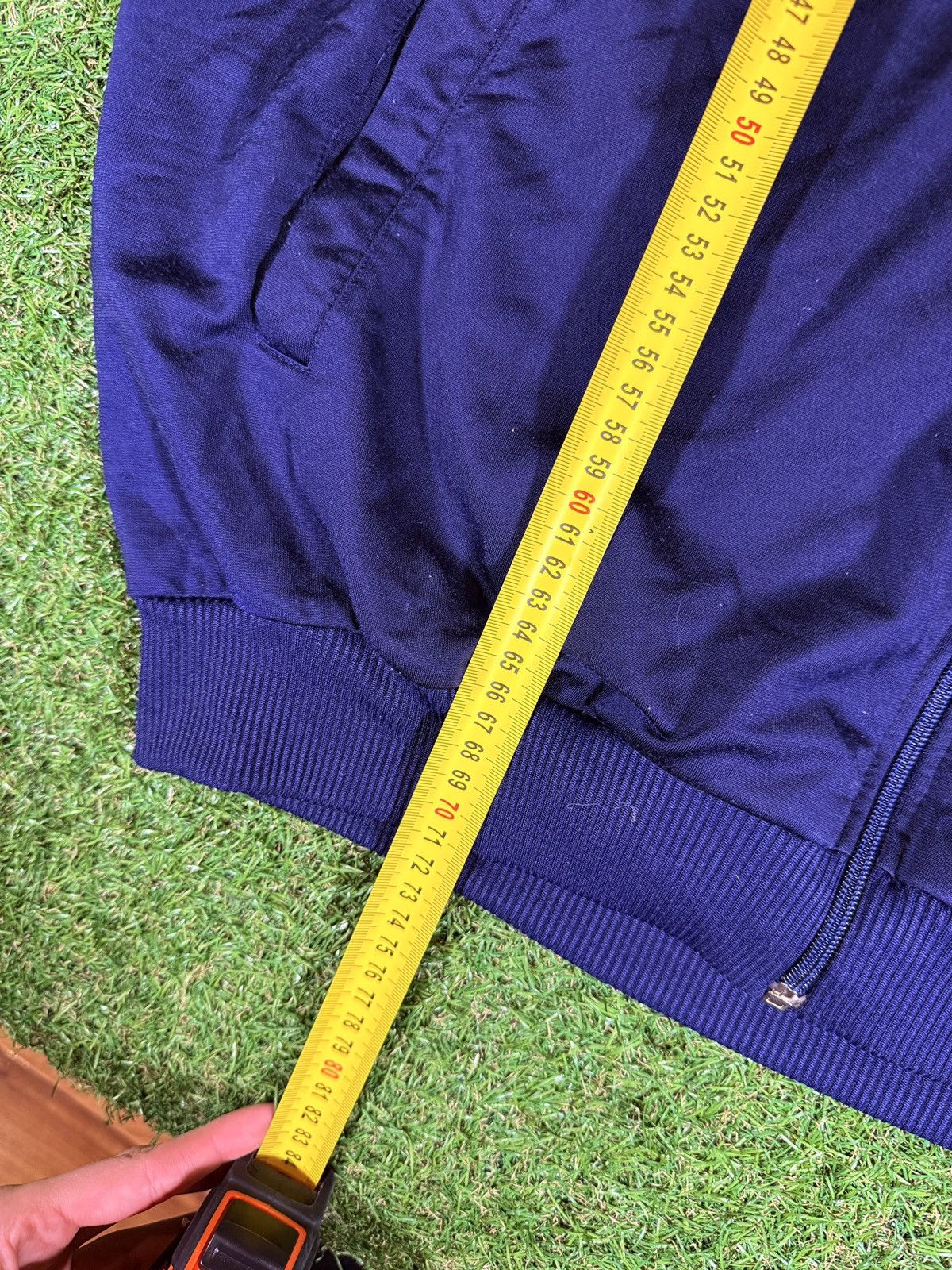 Adidas Adidas Originals Track Jacket Navy Neon Stripes Vintage L Size US L / EU 52-54 / 3 - 11 Thumbnail